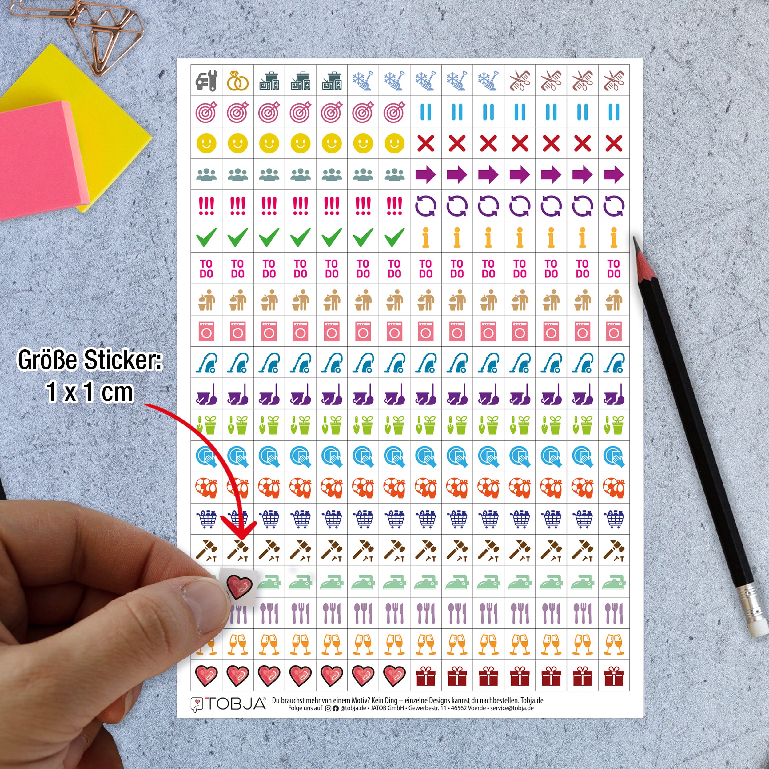 Kalender Sticker Erweiterung "Sticky"