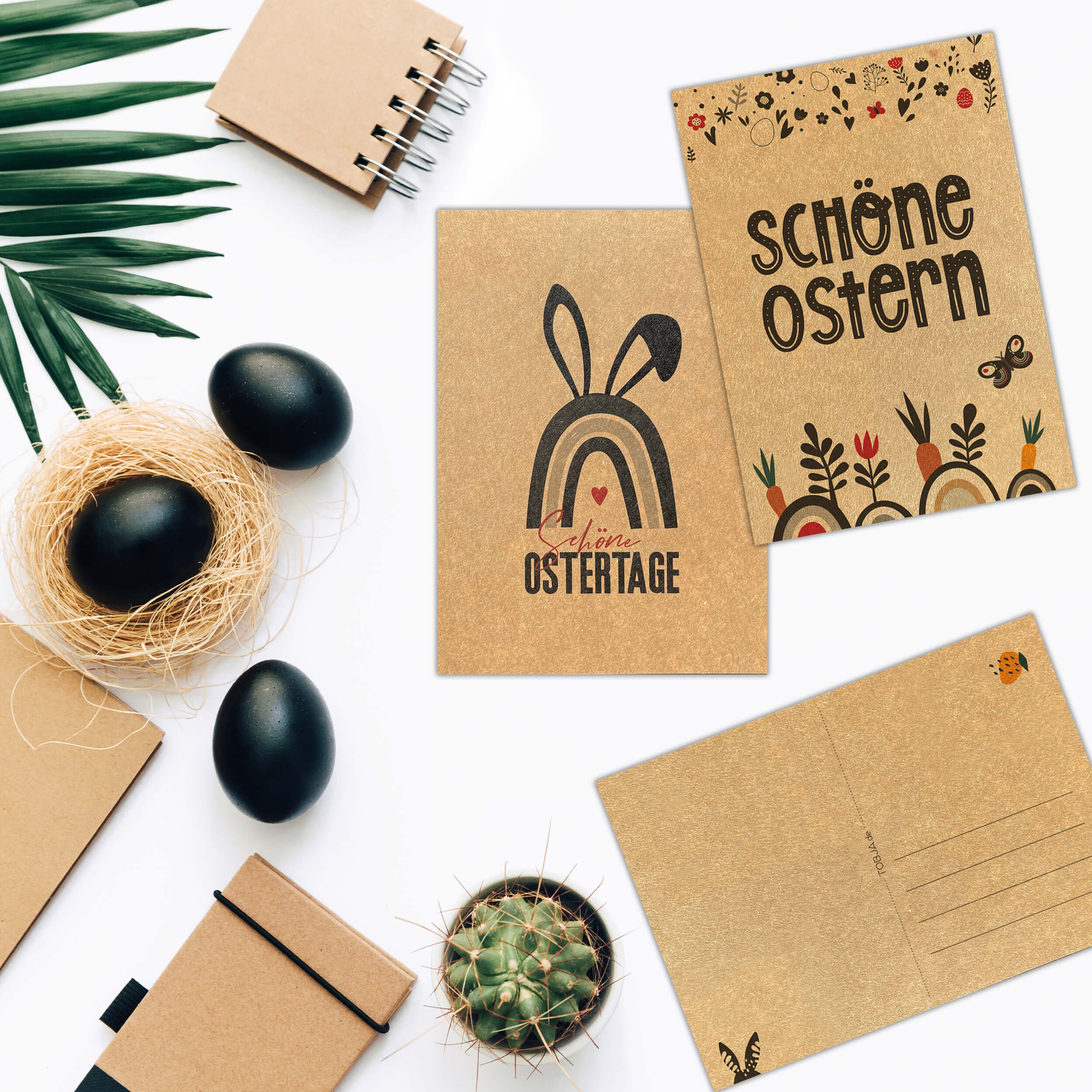 Ostern Postkarten Set "Frohe Ostern"