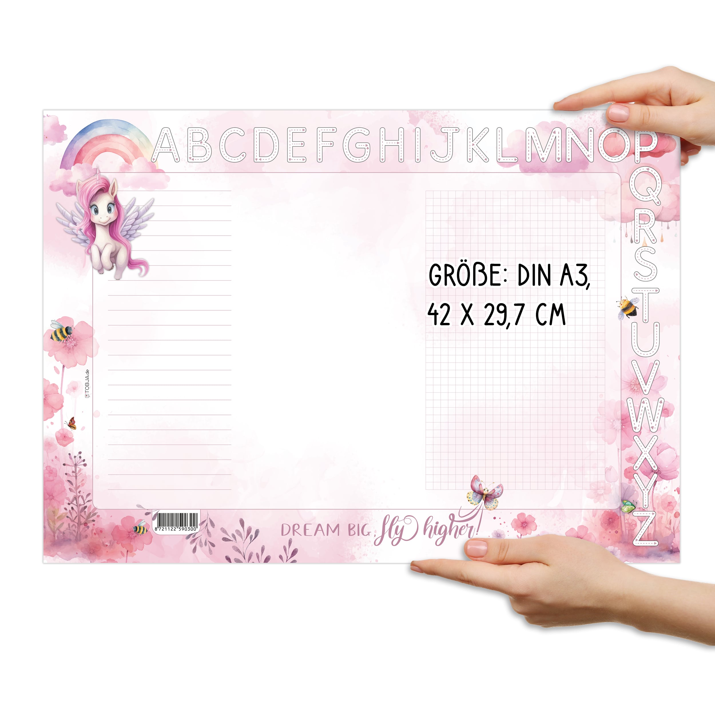 A3 Alicorn Schreibtischunterlage