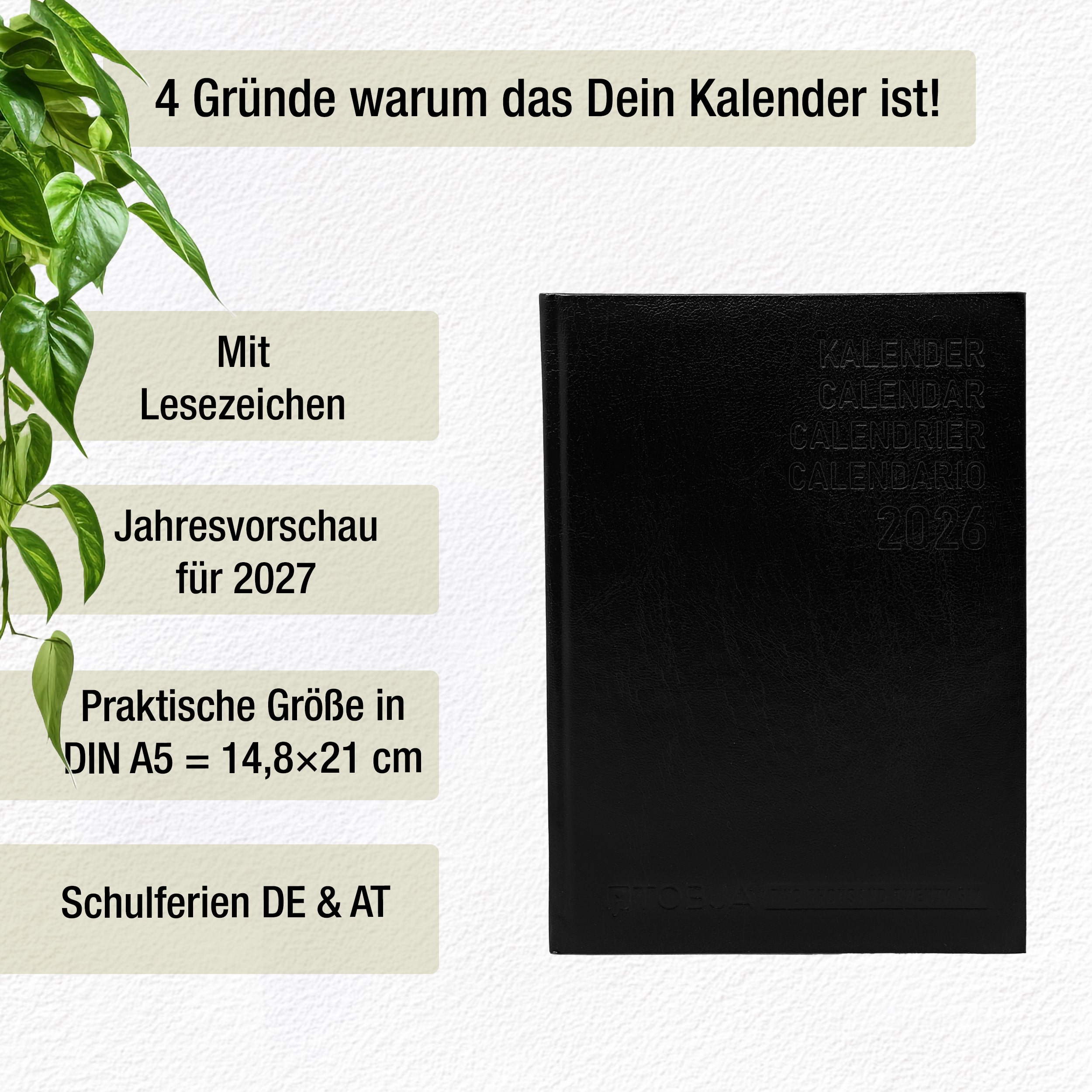 Buchkalender 2026 A5 PlanWise Buchkalender 2026 A5 PlanWise