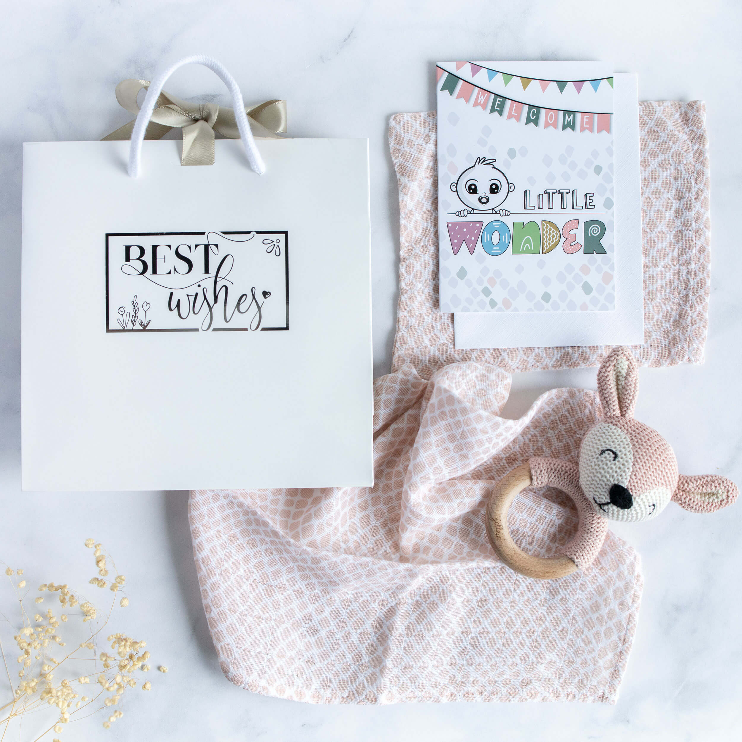 Baby Geschenkset Mädchen "Rassel" Baby Geschenkset Mädchen "Rassel"