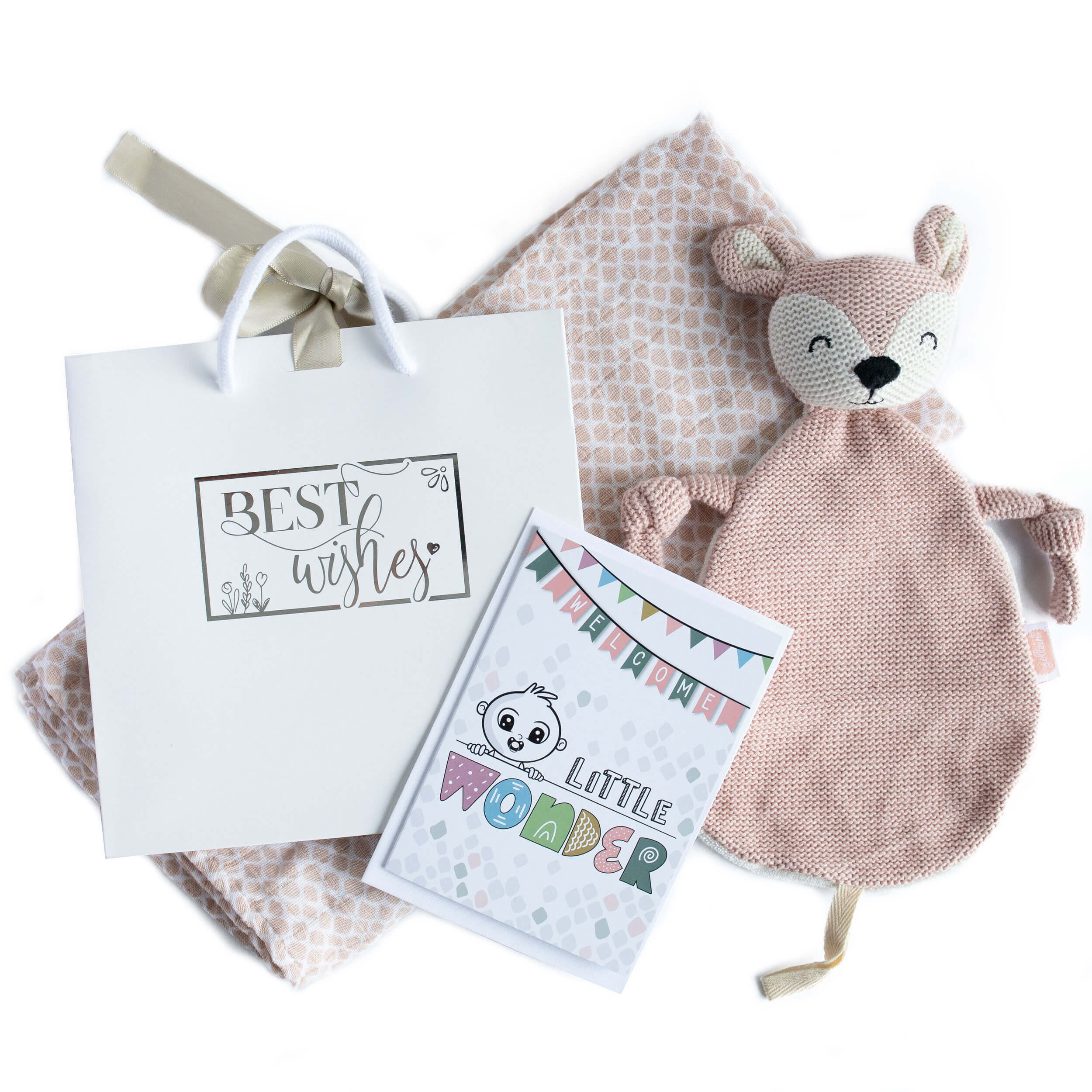 Baby Geschenkset Mädchen "Schnuffeltuch"