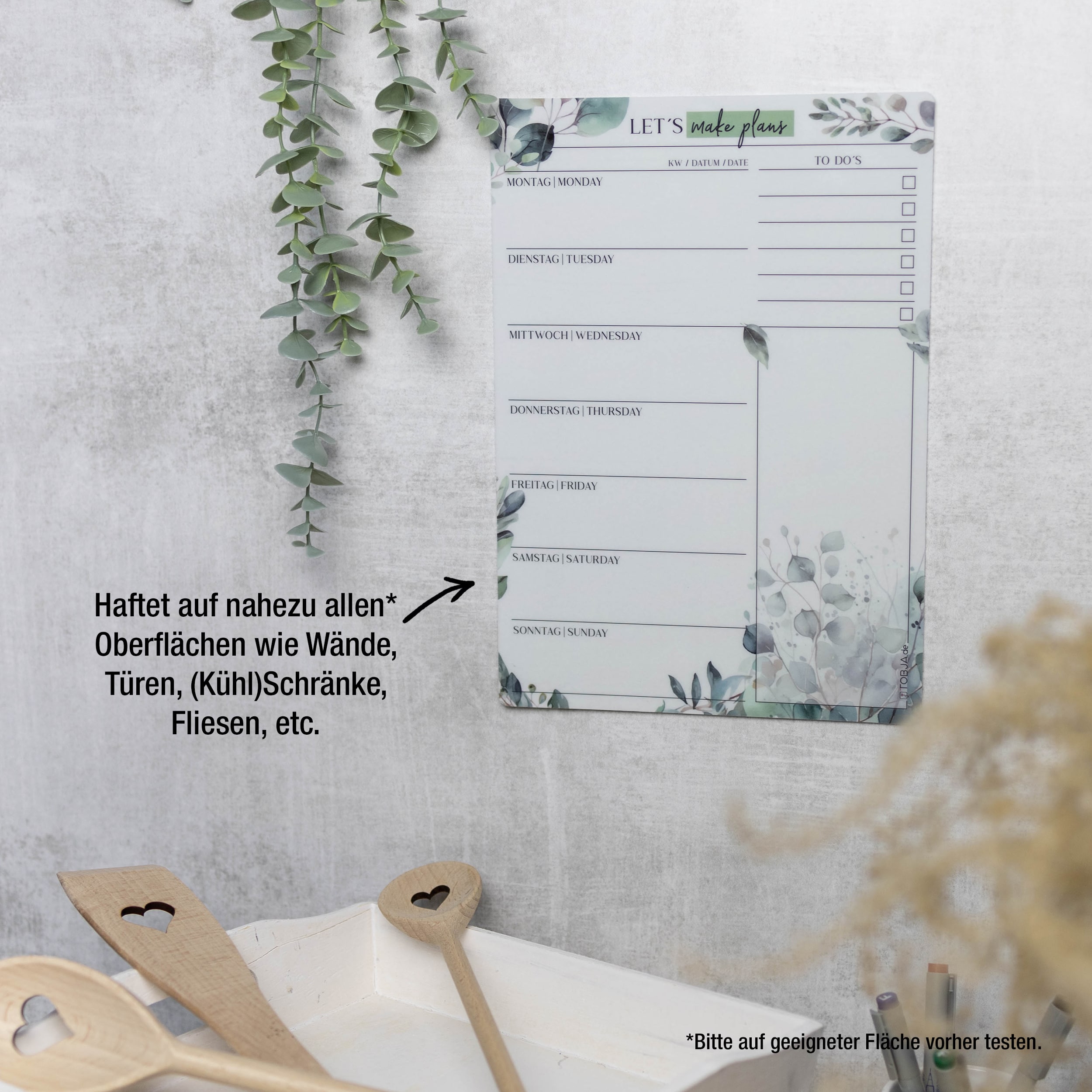 Essensplaner - klebt überall, plant mühelos!