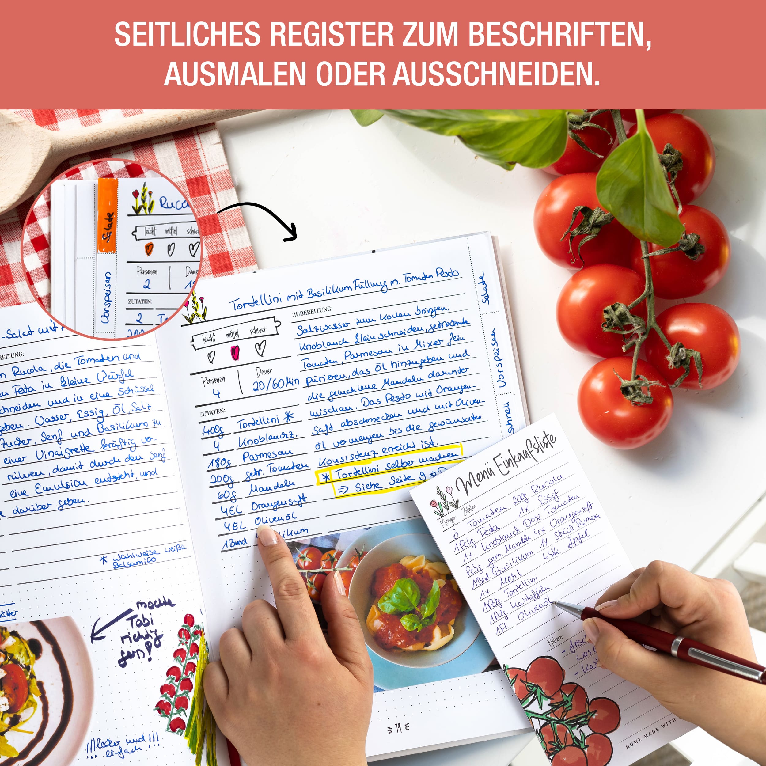 Rezeptbuch "Marktfrisch" A5 Rezeptbuch "Marktfrisch" A5