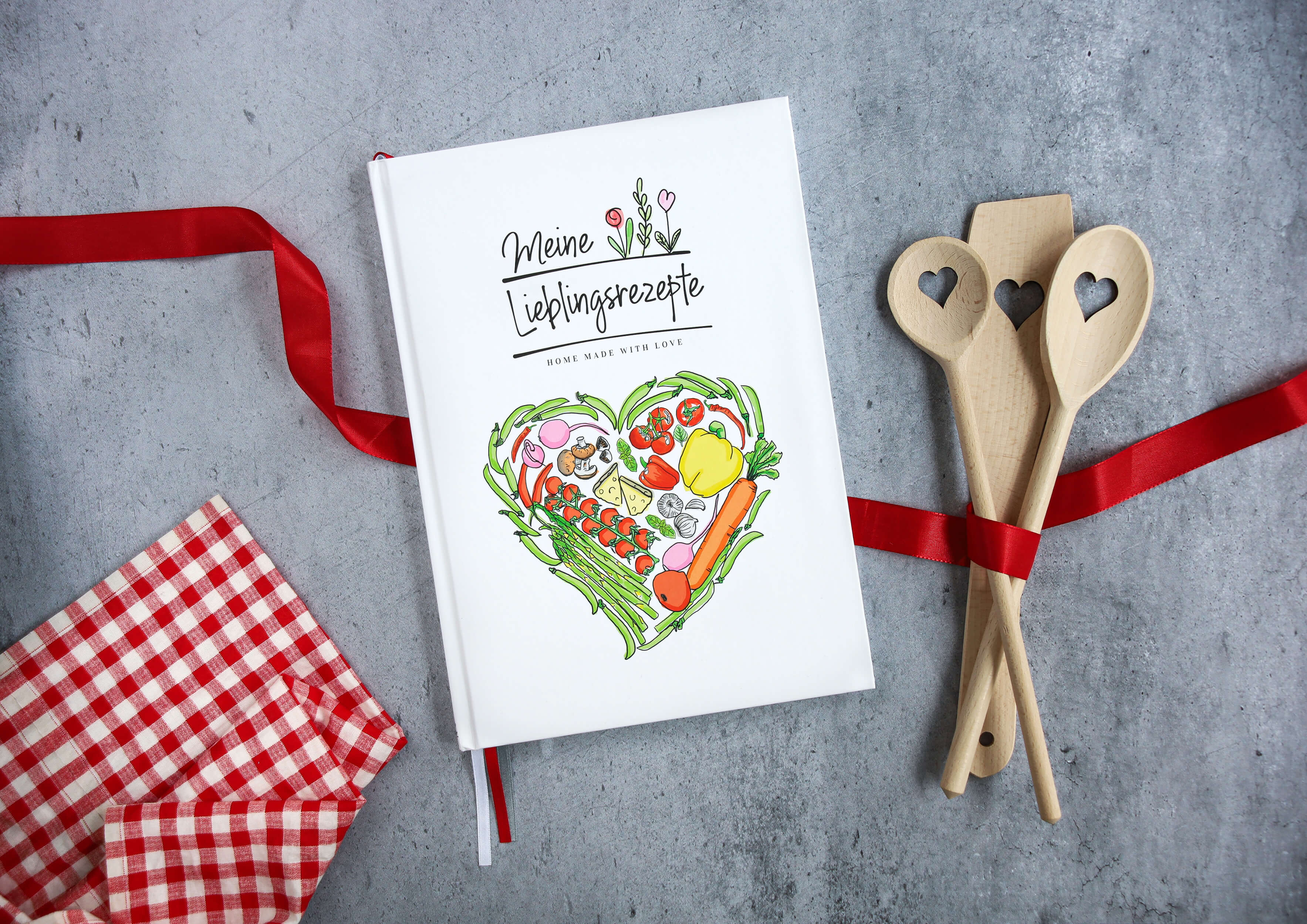 Rezeptbuch zum Selberschreiben & Selbstgestalten DIN A4