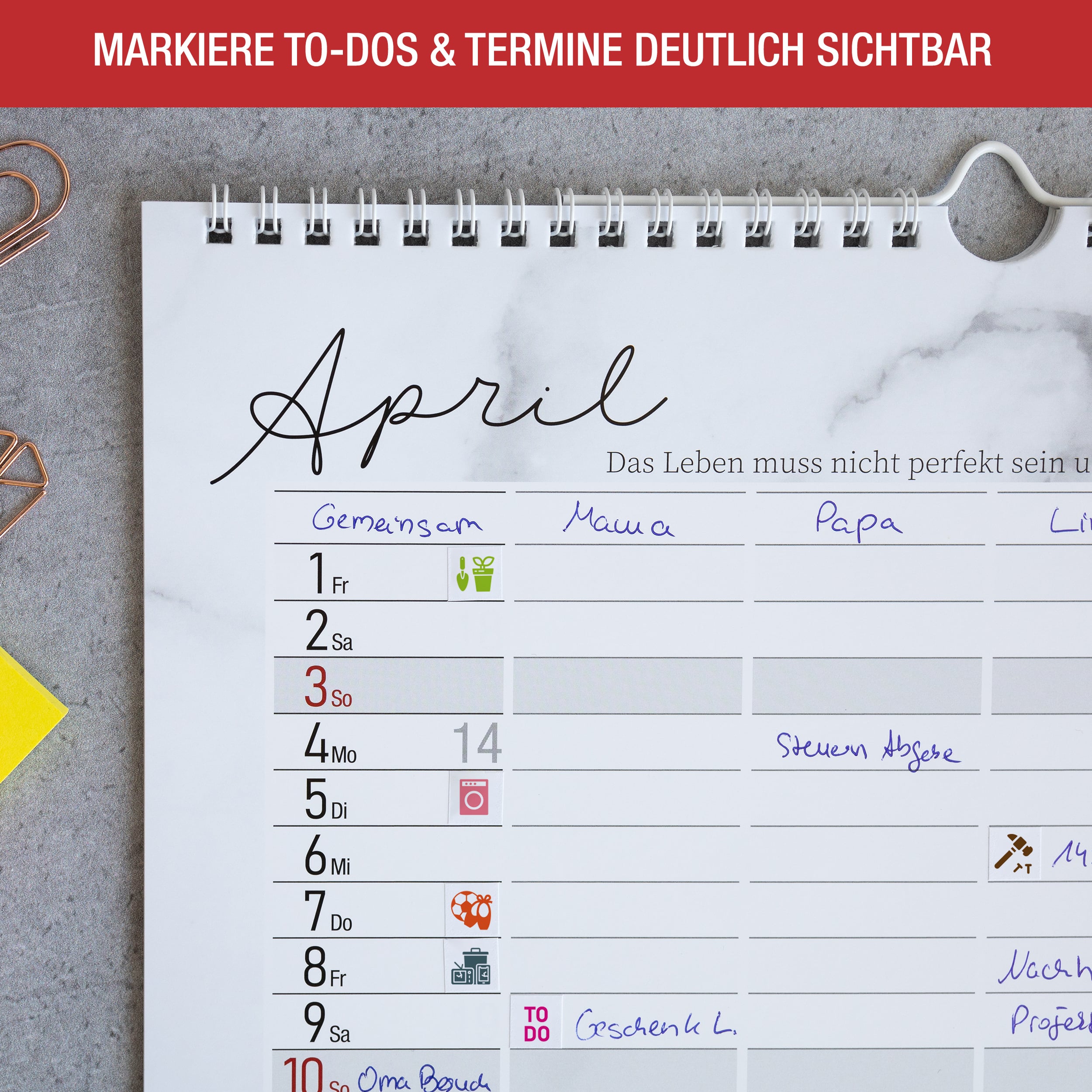 Kalender Sticker Erweiterung "Sticky"