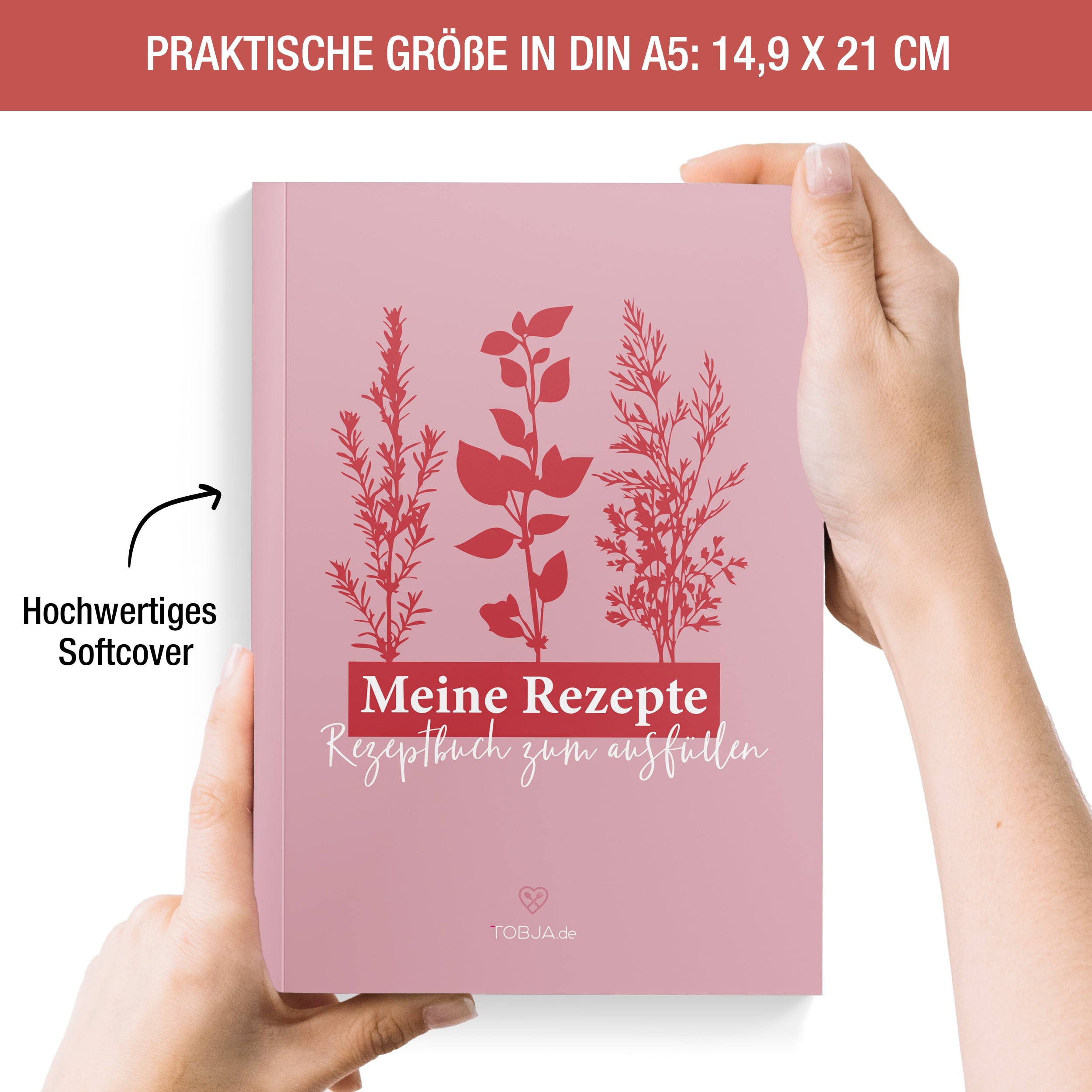 Rezeptbuch "Kräuterrosa" A5