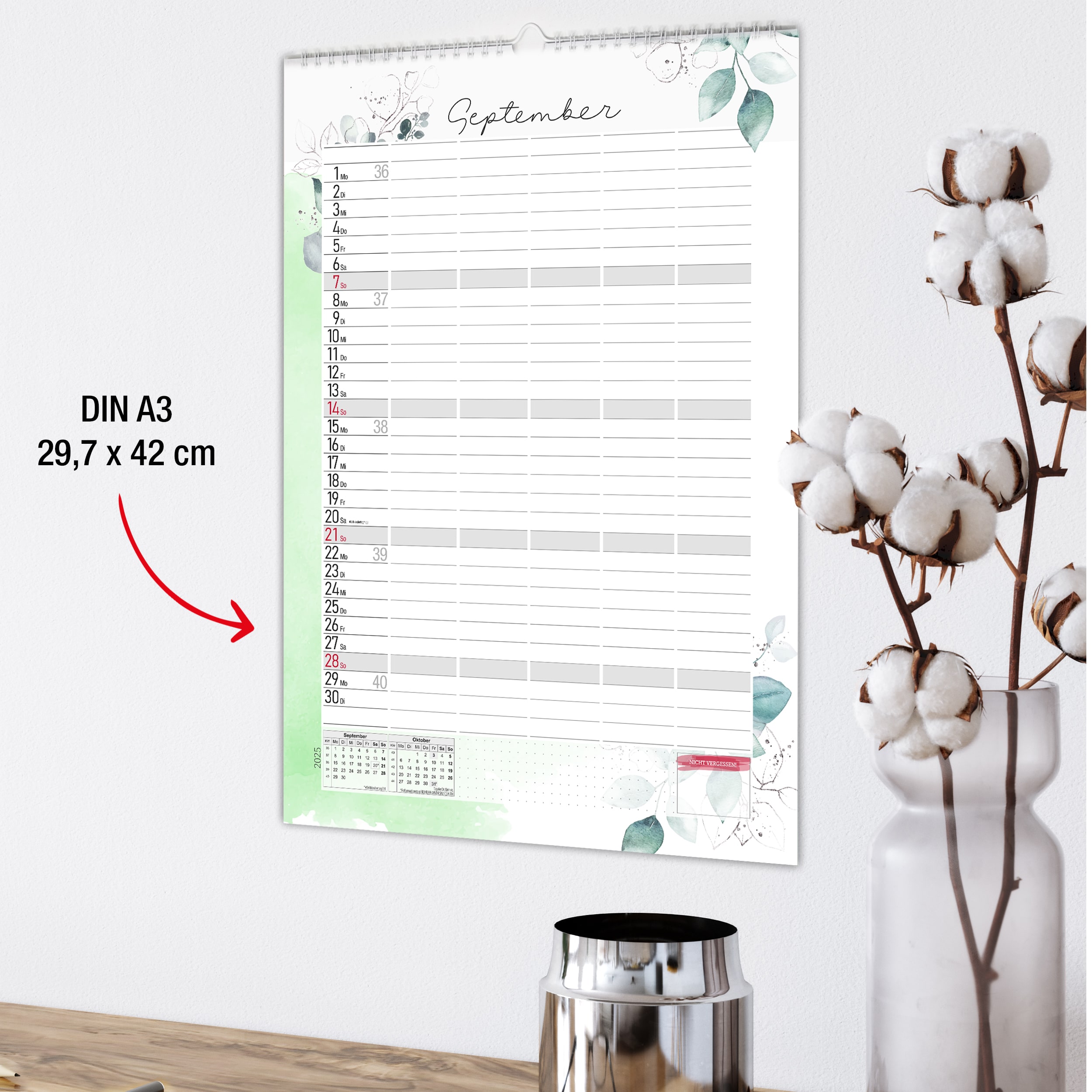 Familienkalender 2025 "Aquarell Line" Familienkalender 2025 "Aquarell Line"