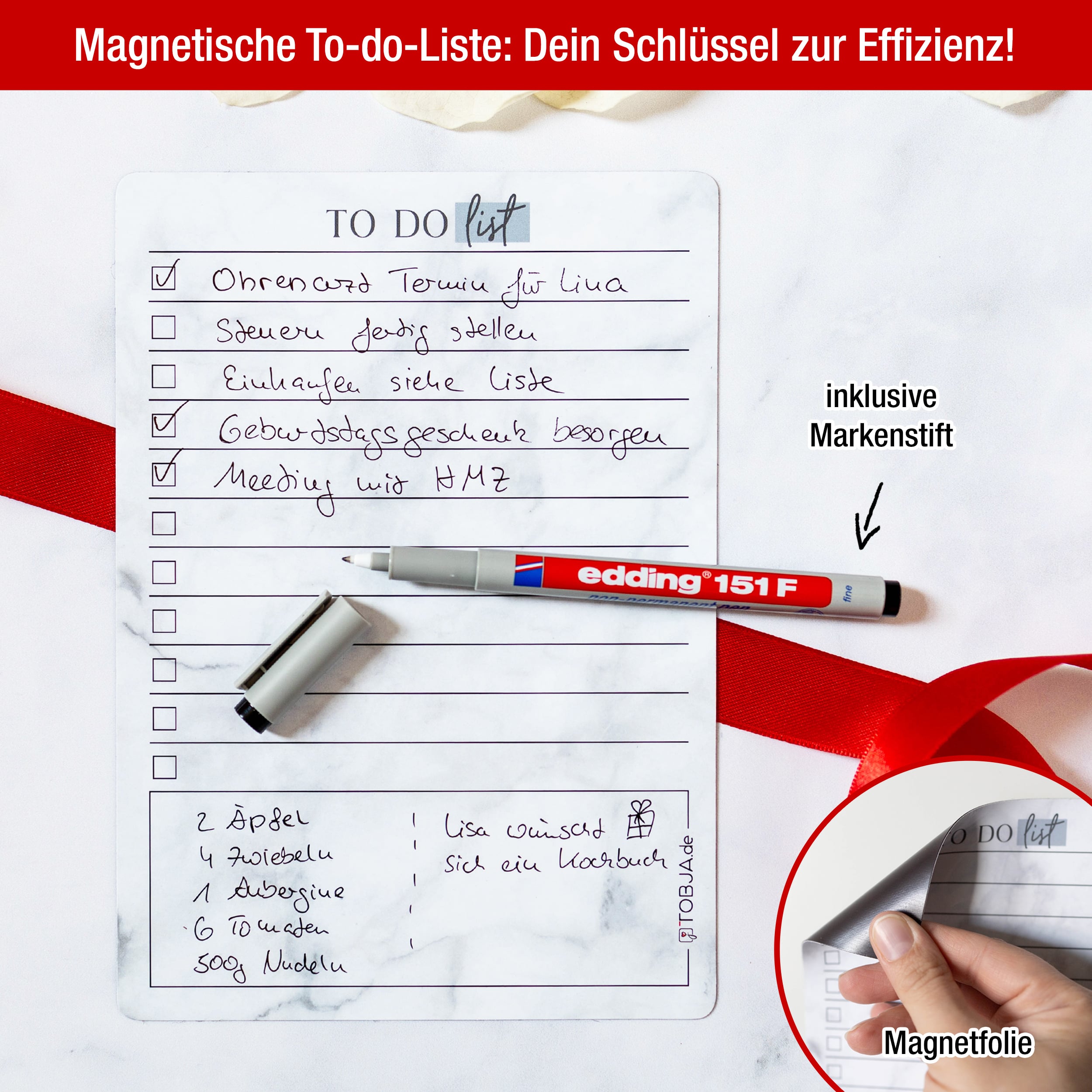 A5 To-Do Liste magnetisch