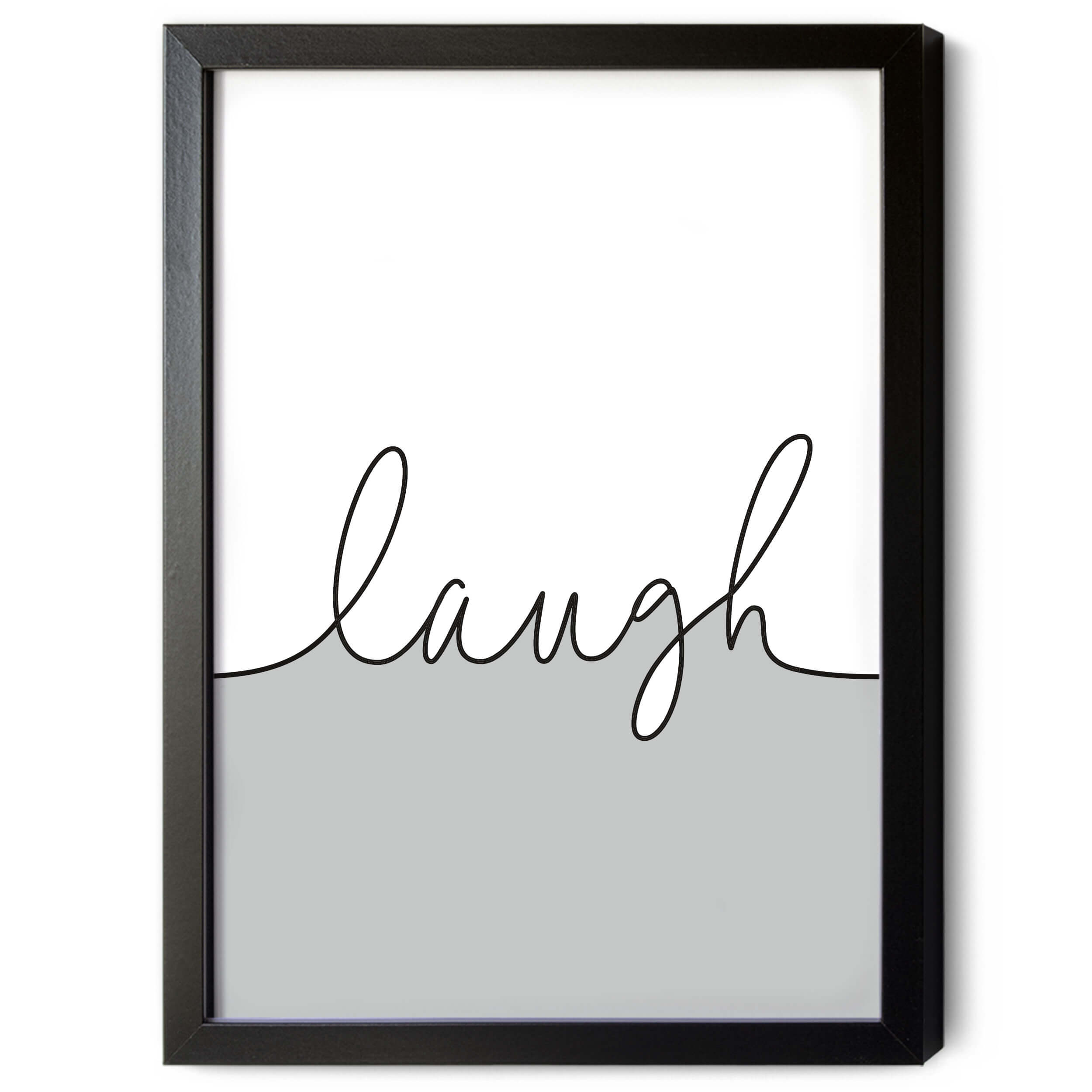 Feelings Poster Set "grau line"