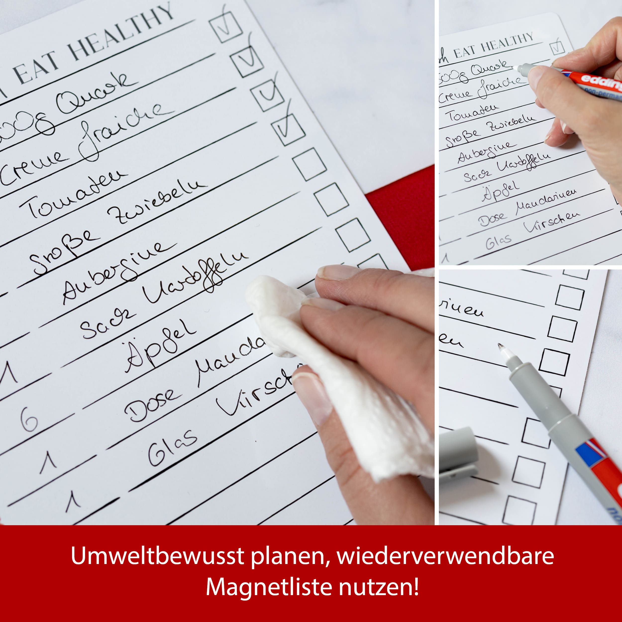 A5 Einkaufsliste magnetisch