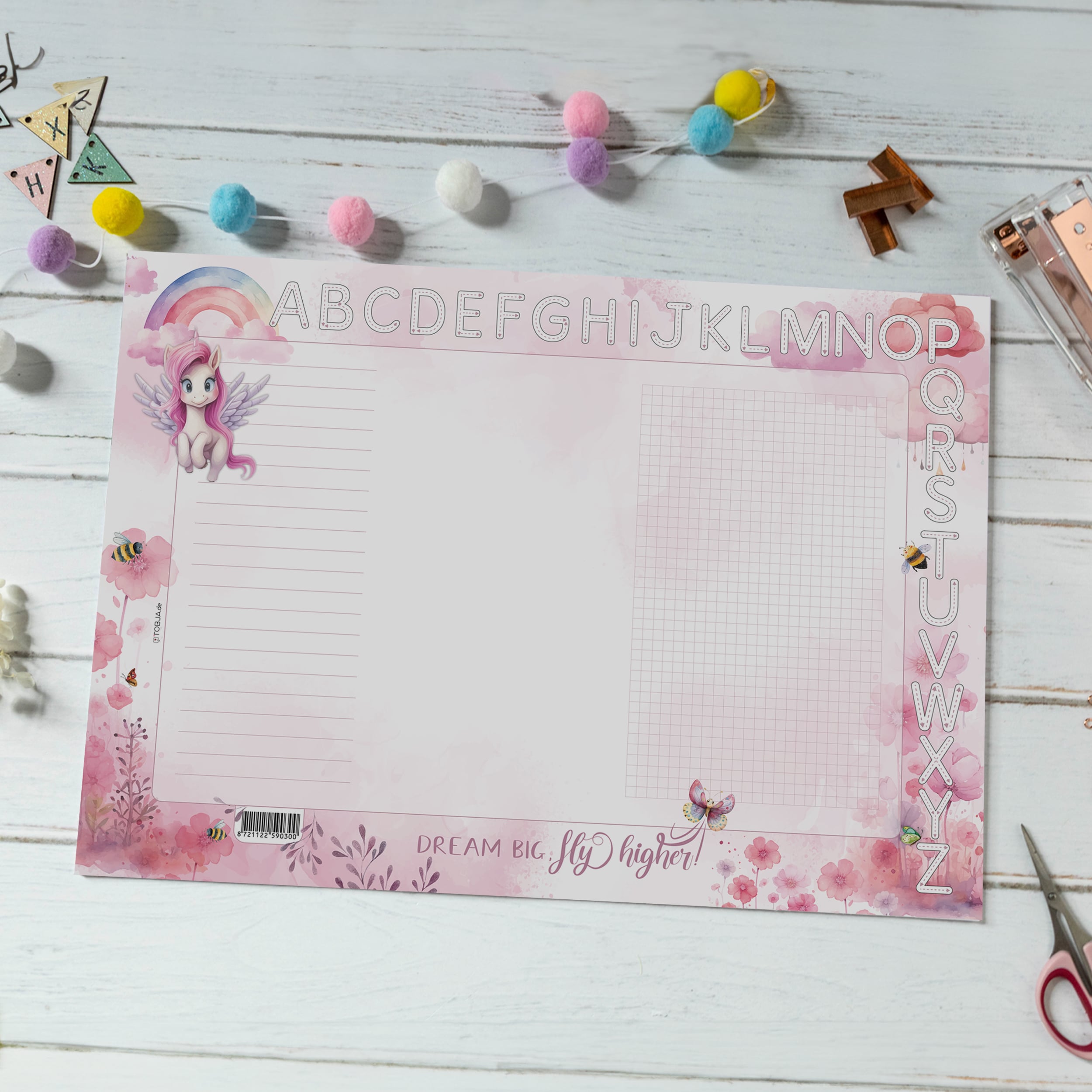 A3 Alicorn Schreibtischunterlage