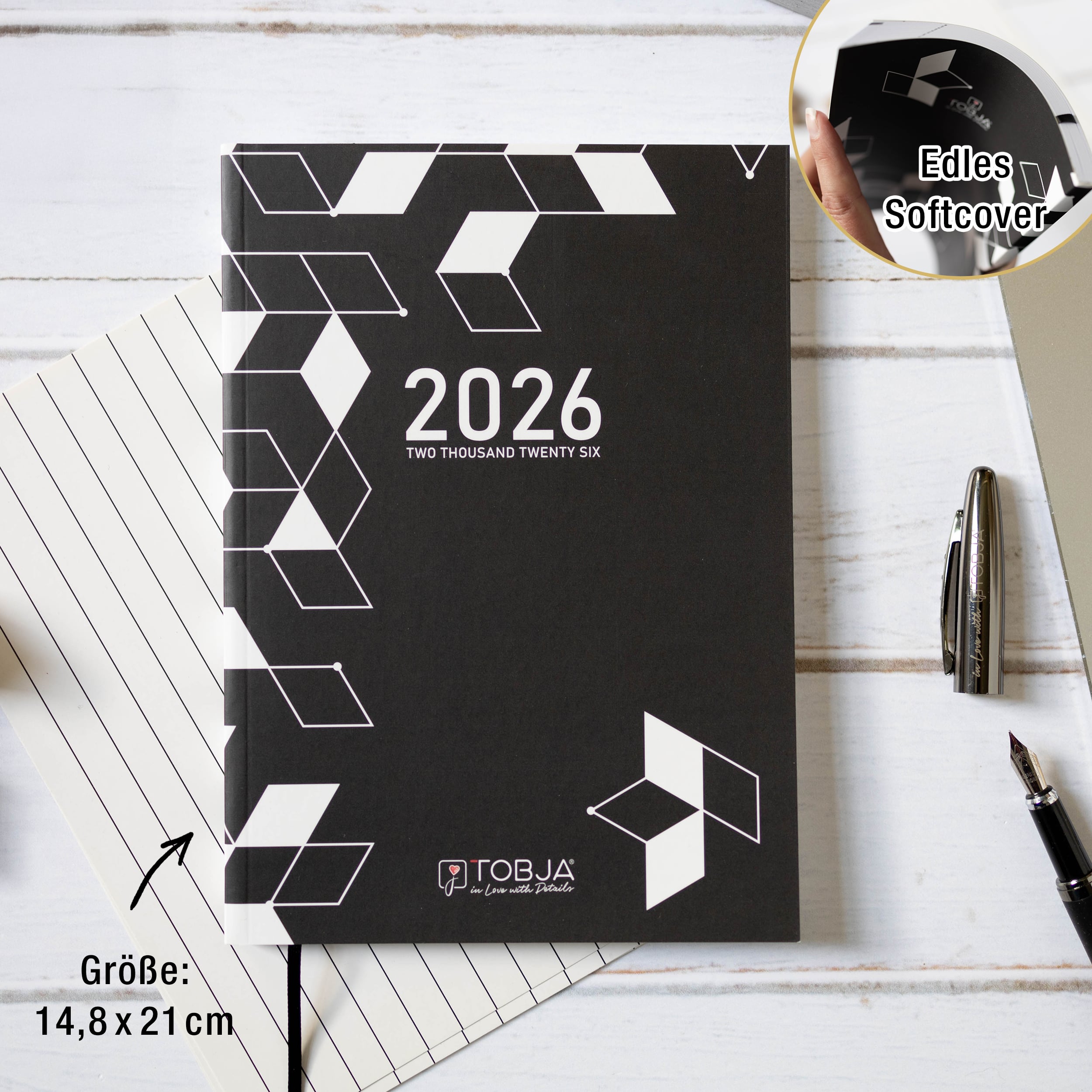Taschenkalender 2026 A5 mit 15-Minuten-Taktung Taschenkalender 2026 A5 mit 15-Minuten-Taktung