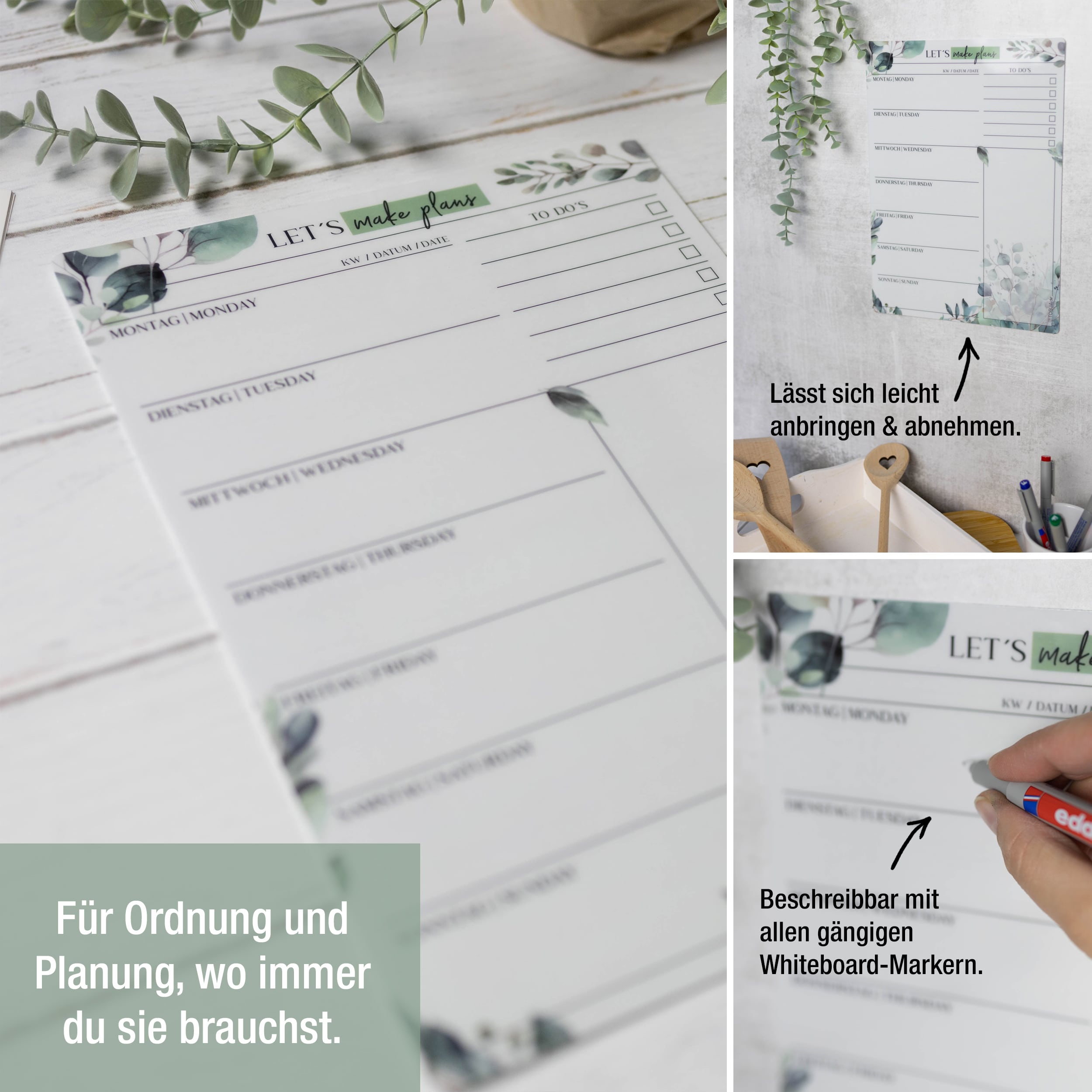 Essensplaner - klebt überall, plant mühelos!