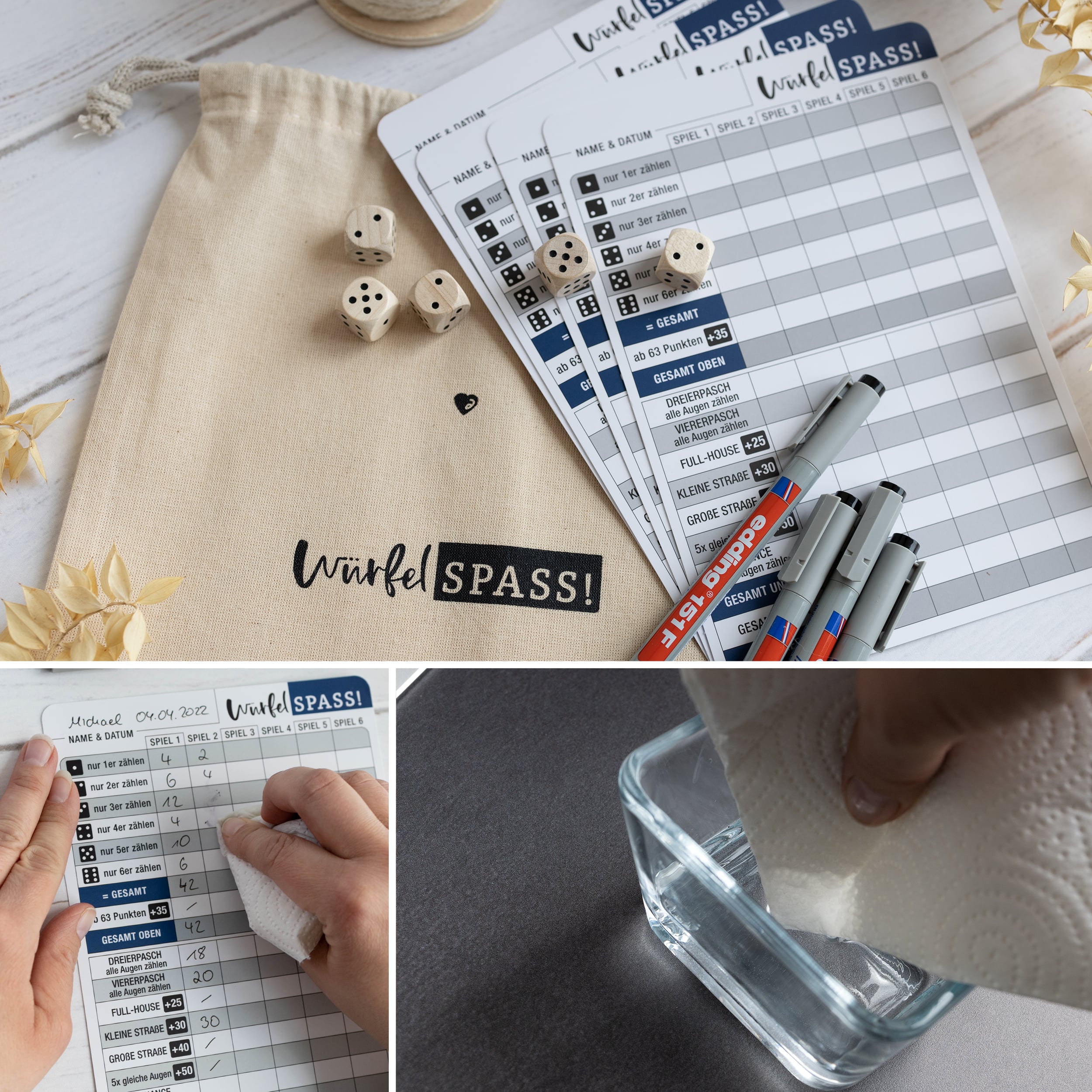 Würfelspiel "Ultimate Set Öko"