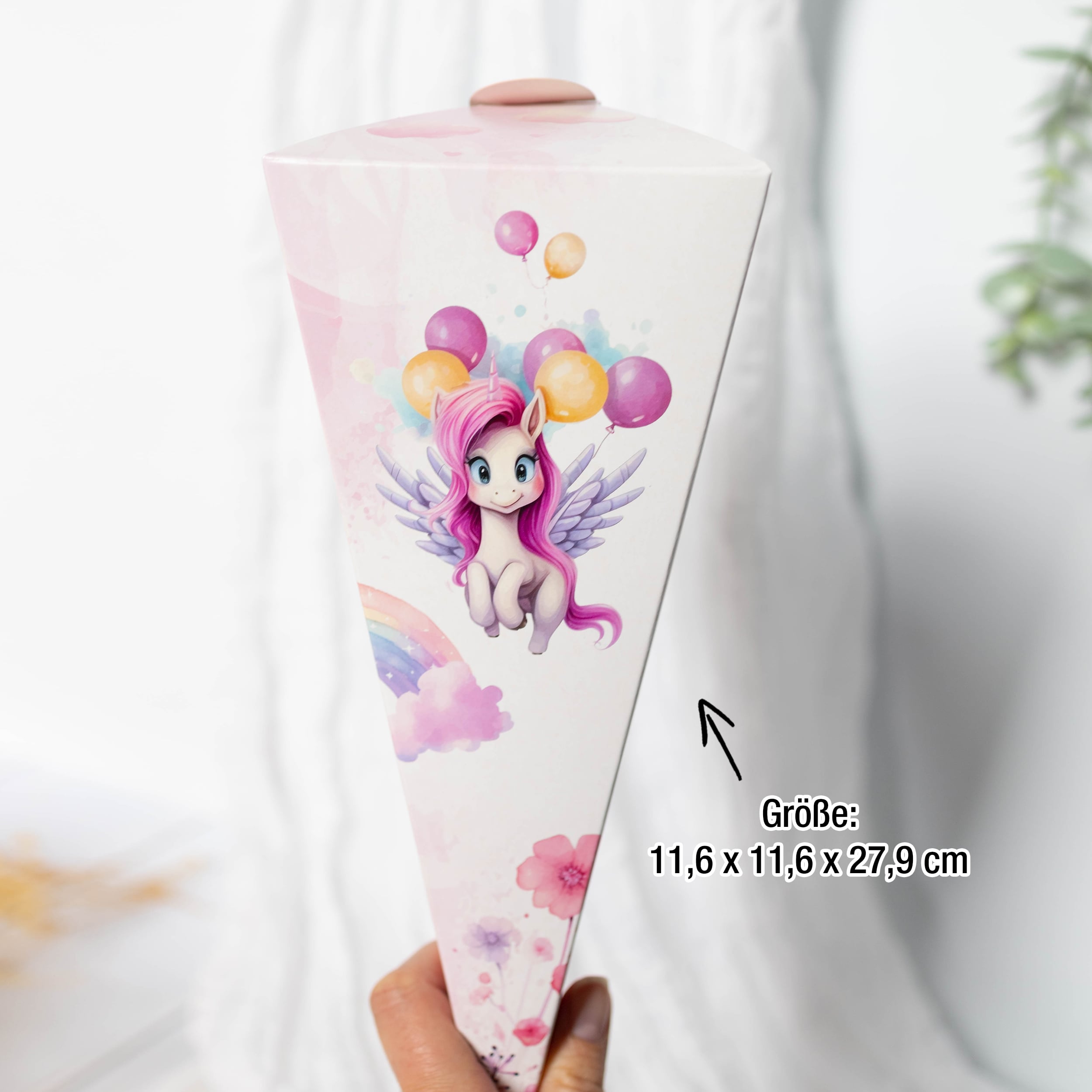 Geschwister-Schultüte Einhorn