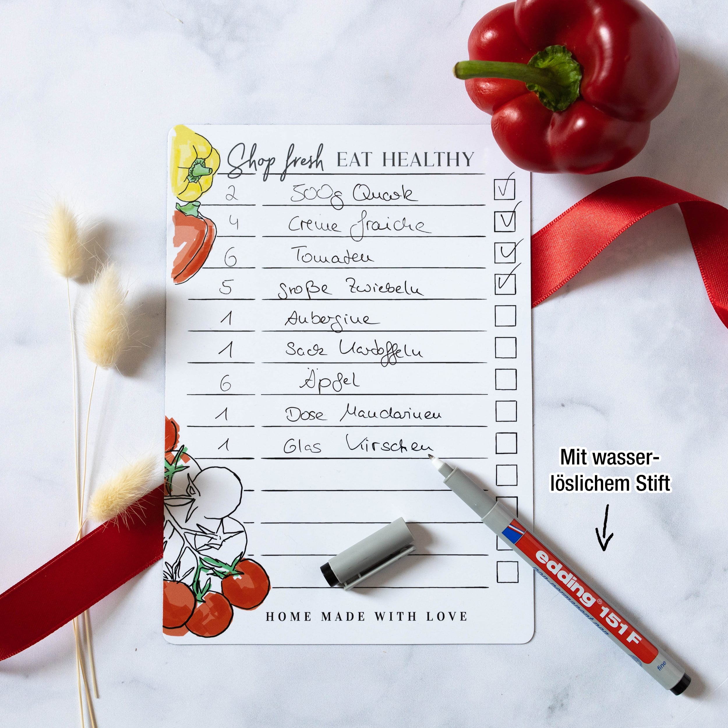 A5 Einkaufsliste magnetisch