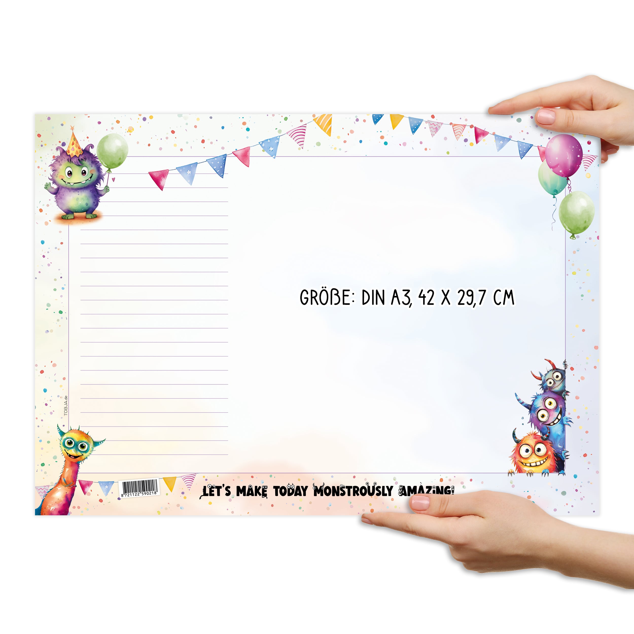 A3 Monster Schreibtischunterlage