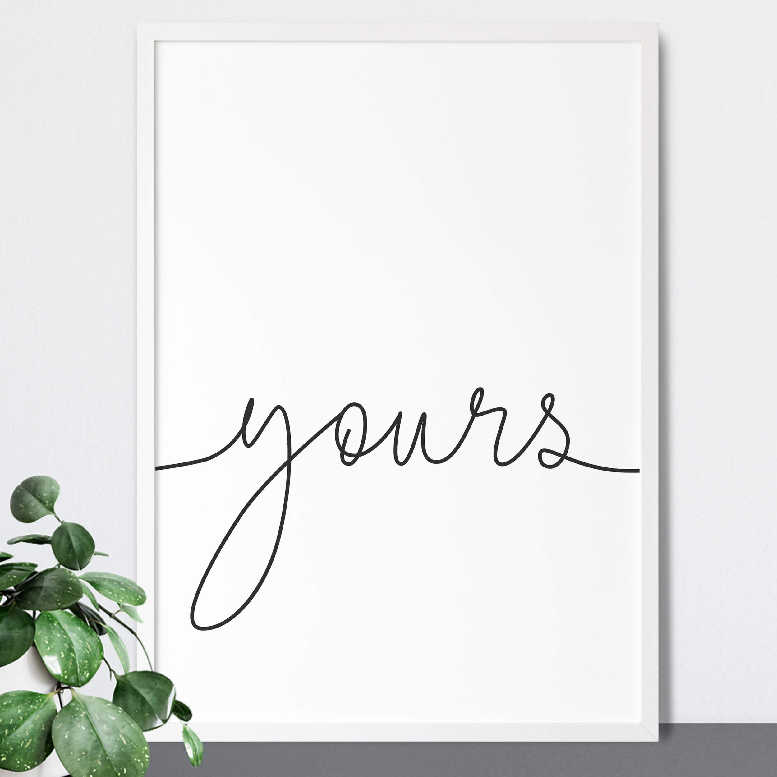 Feelings Poster Set "Weiß Versatz"