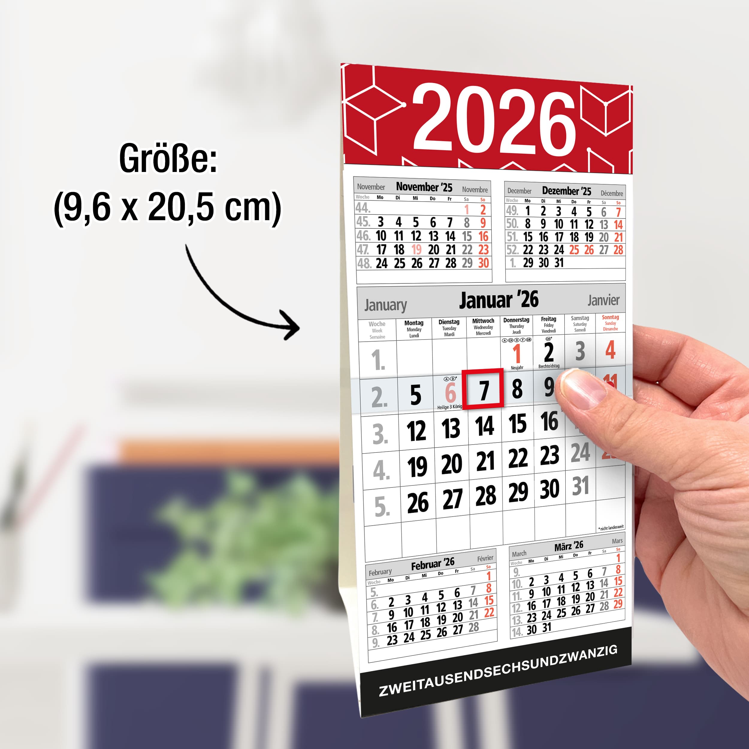 Tischkalender 2026 zum Aufstellen Tischkalender 2026 zum Aufstellen