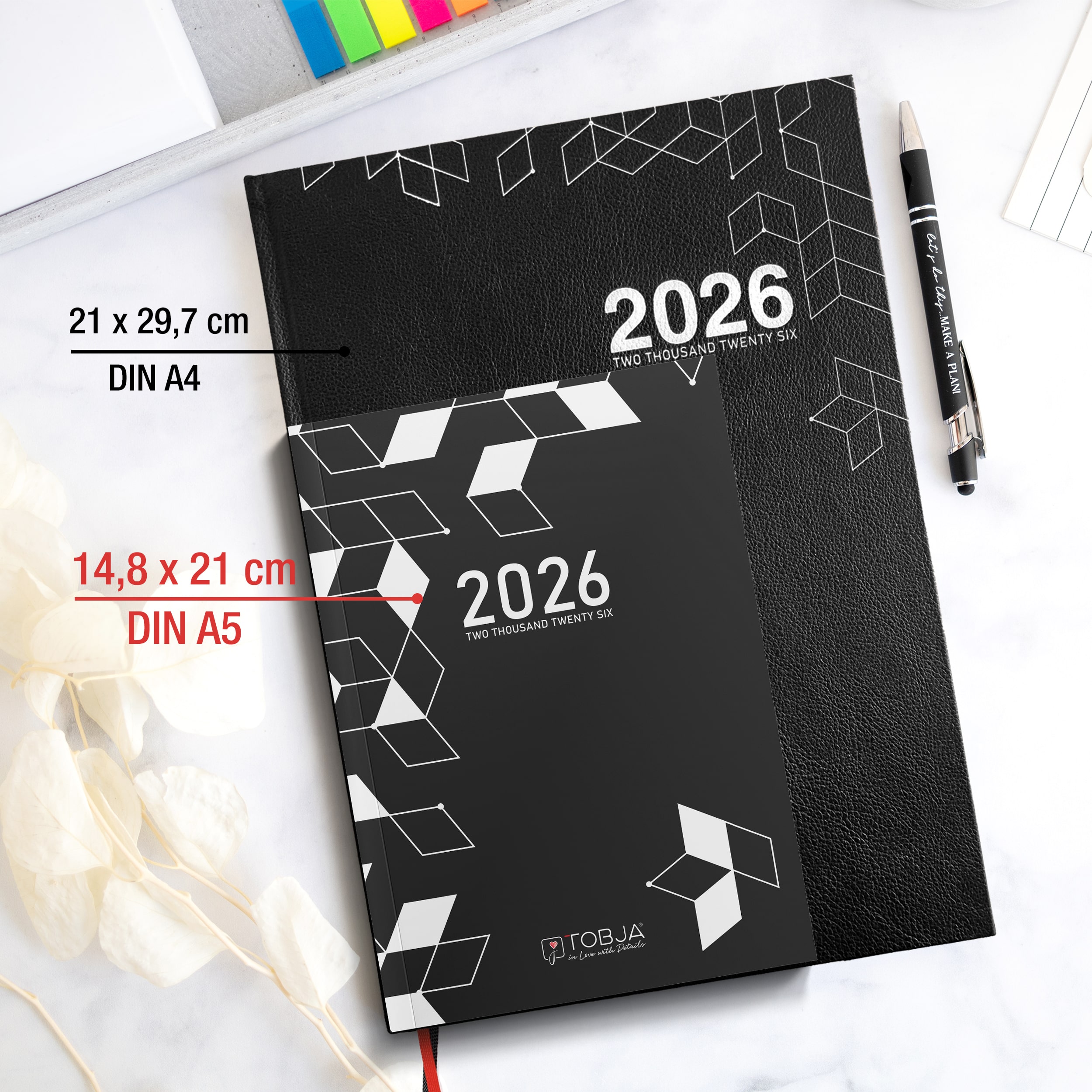 Taschenkalender 2026 A5 mit 15-Minuten-Taktung Taschenkalender 2026 A5 mit 15-Minuten-Taktung
