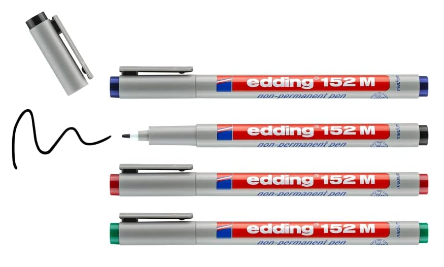 Ersatzstifte 4er Set bunt edding 152M