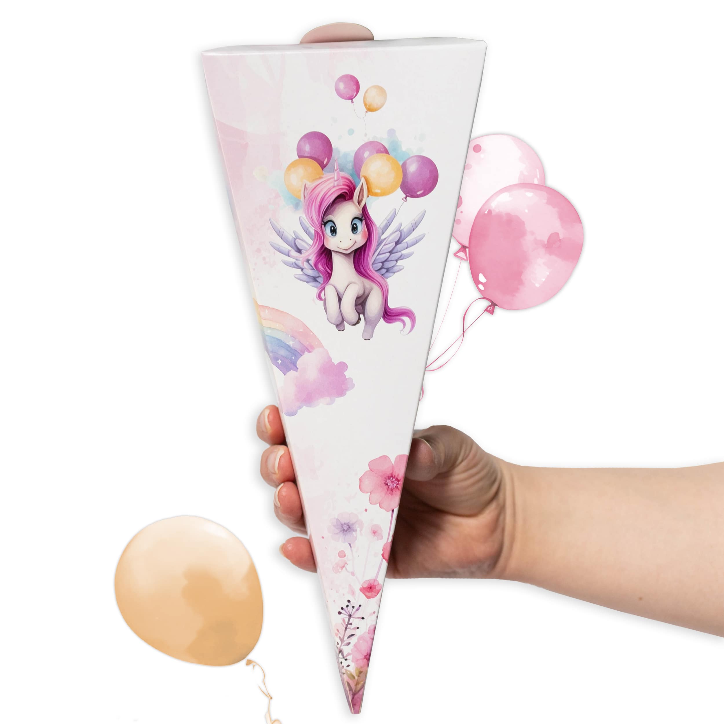 Geschwister-Schultüte Einhorn