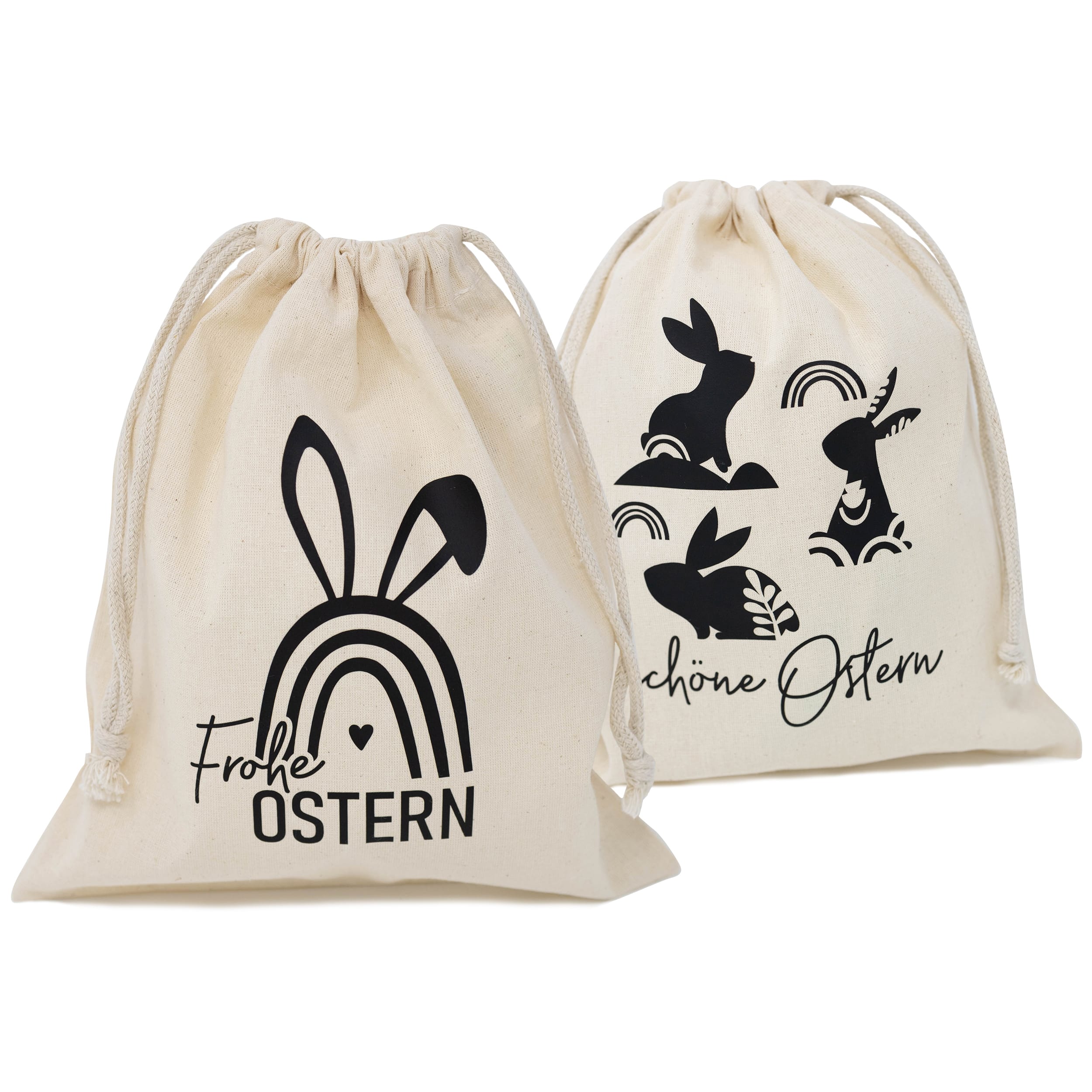 Ostern 2 Zuzieh Baumwollbeutel Set01