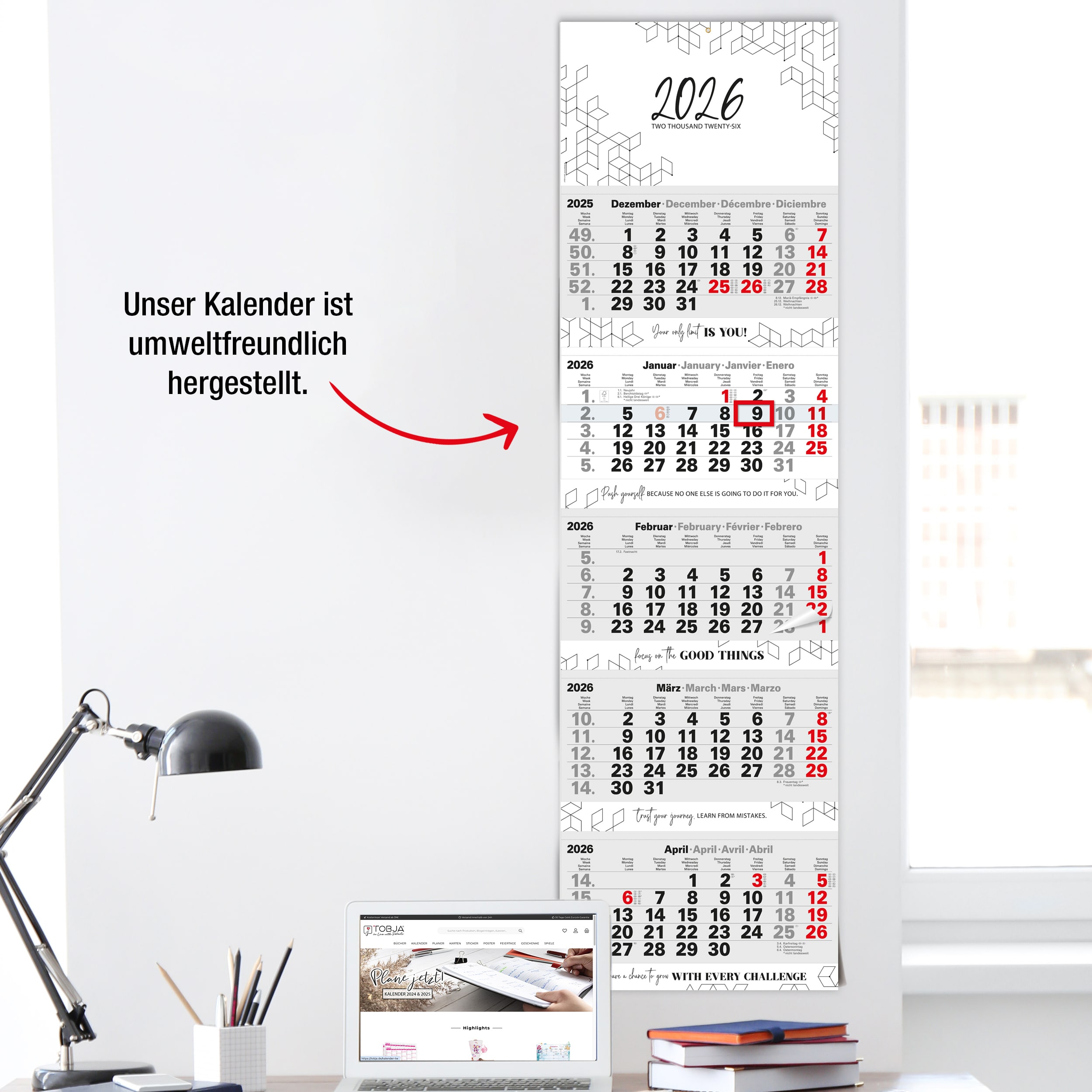 5 Monatskalender 2026 "Motivation Moments" 5 Monatskalender 2026 "Motivation Moments"
