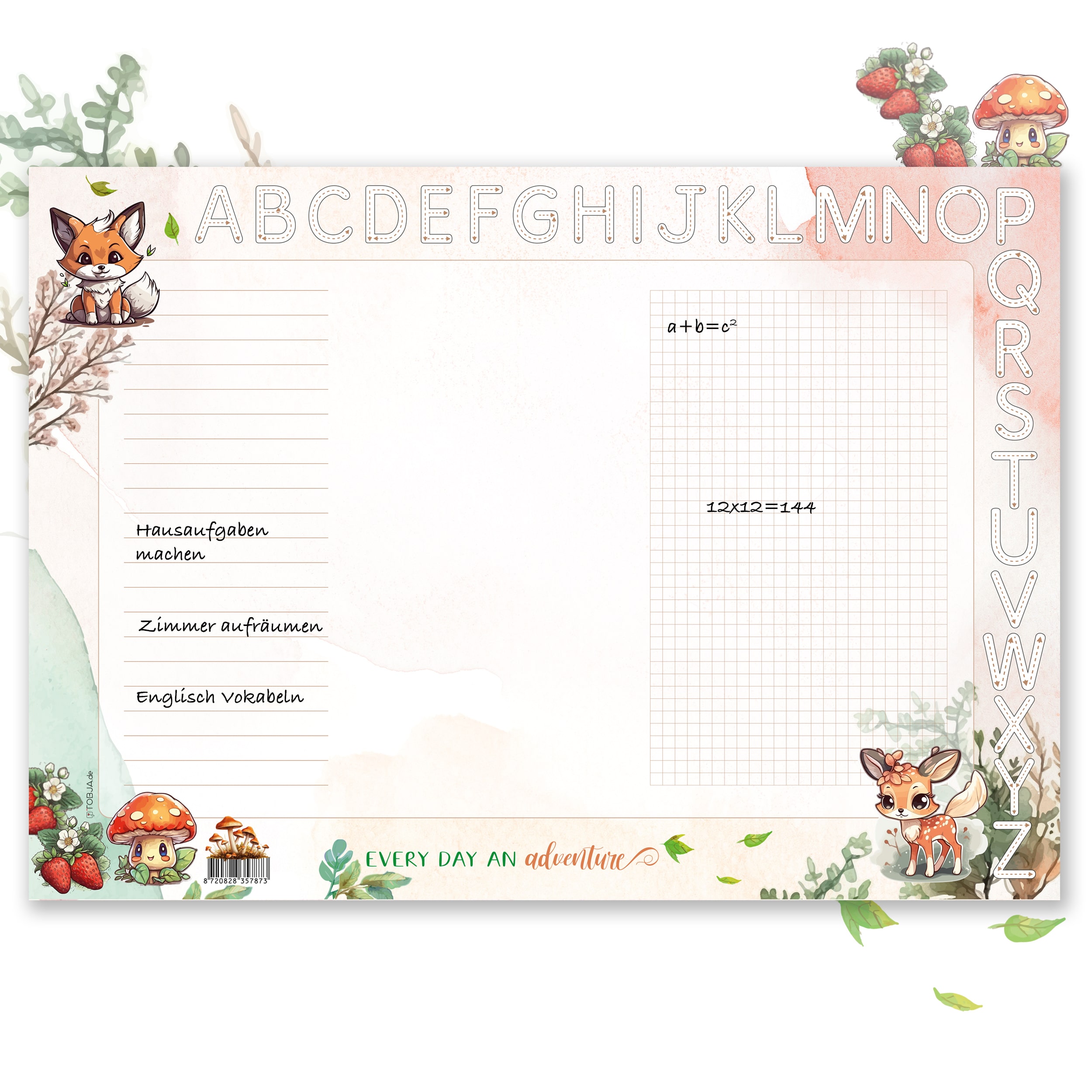 A3 Waldtiere Schreibtischunterlage