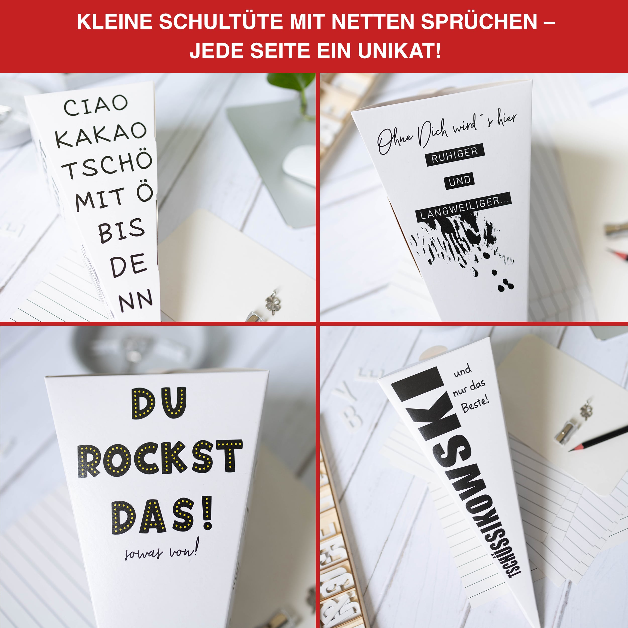 Abschieds-Schultüte für Kollegen