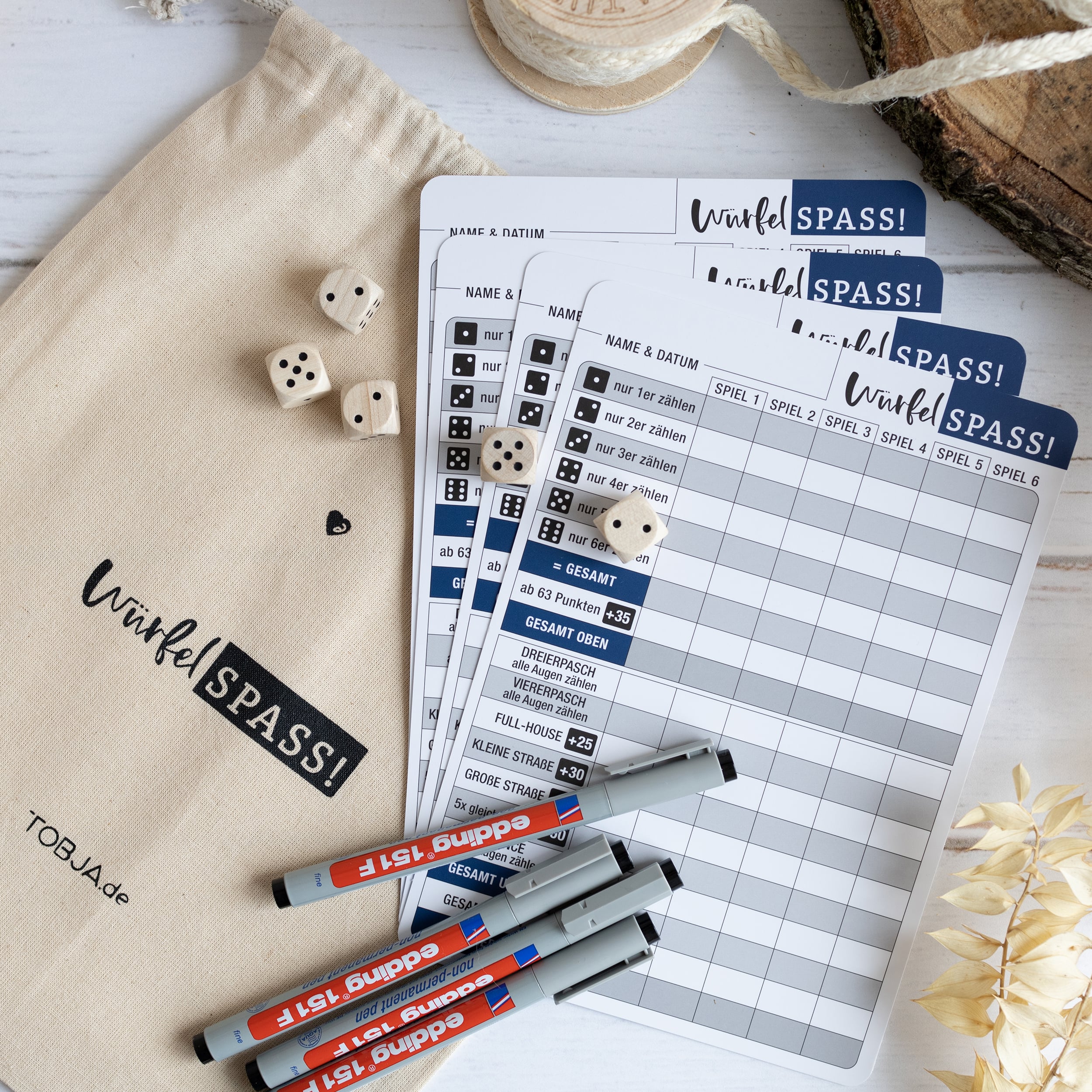 Würfelspiel "Ultimate Set Öko"