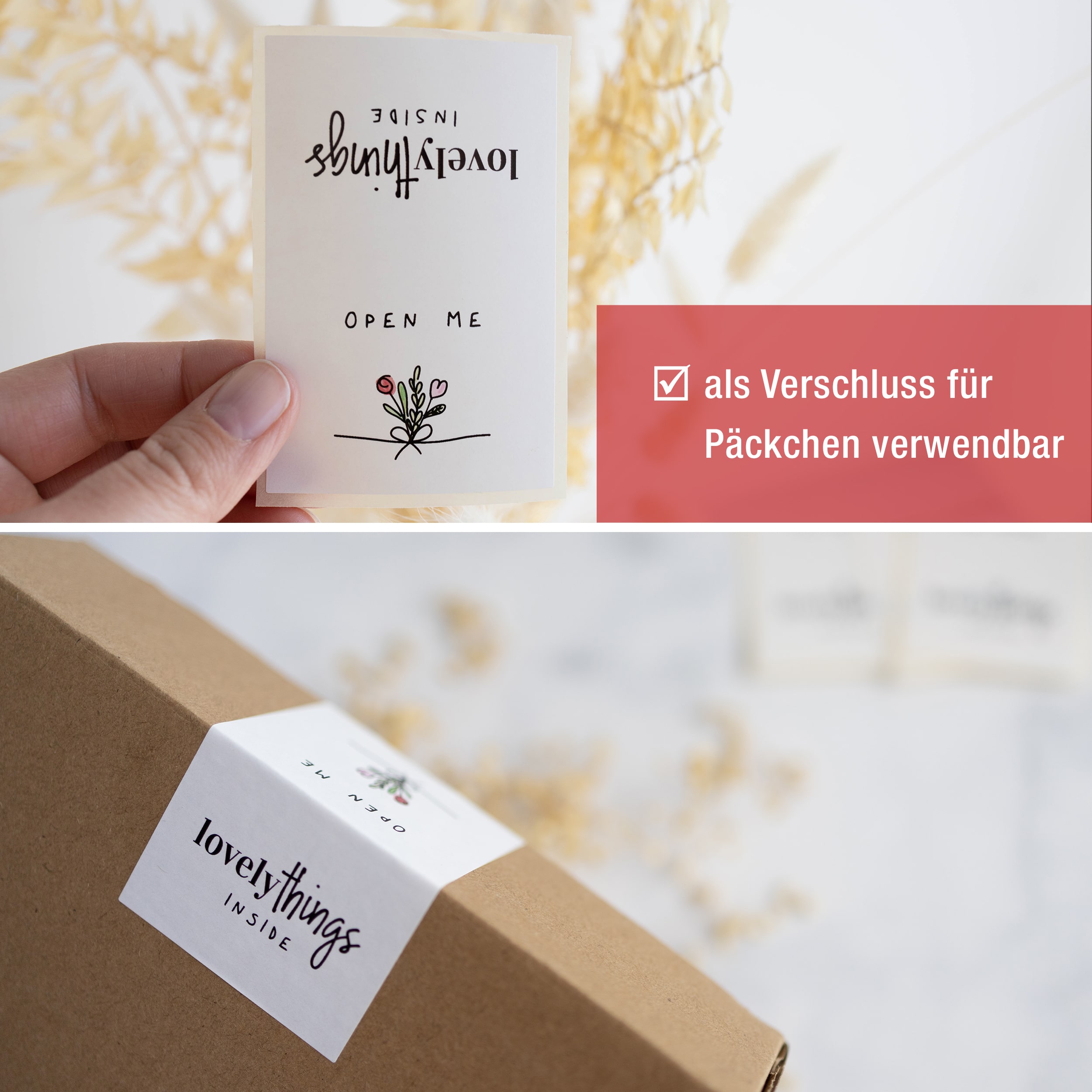 Banderole Sticker "Lovely Things" 