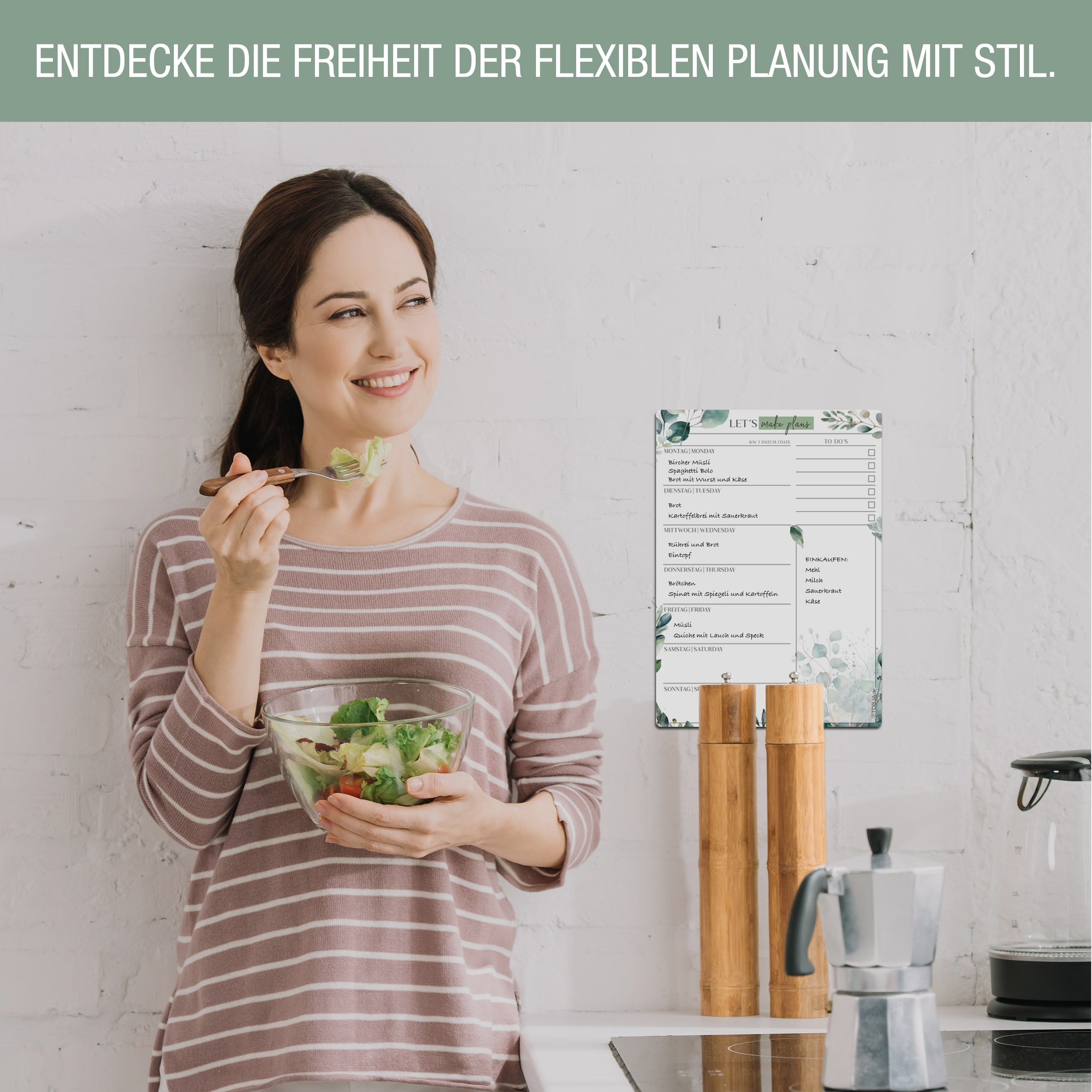 Essensplaner - klebt überall, plant mühelos!