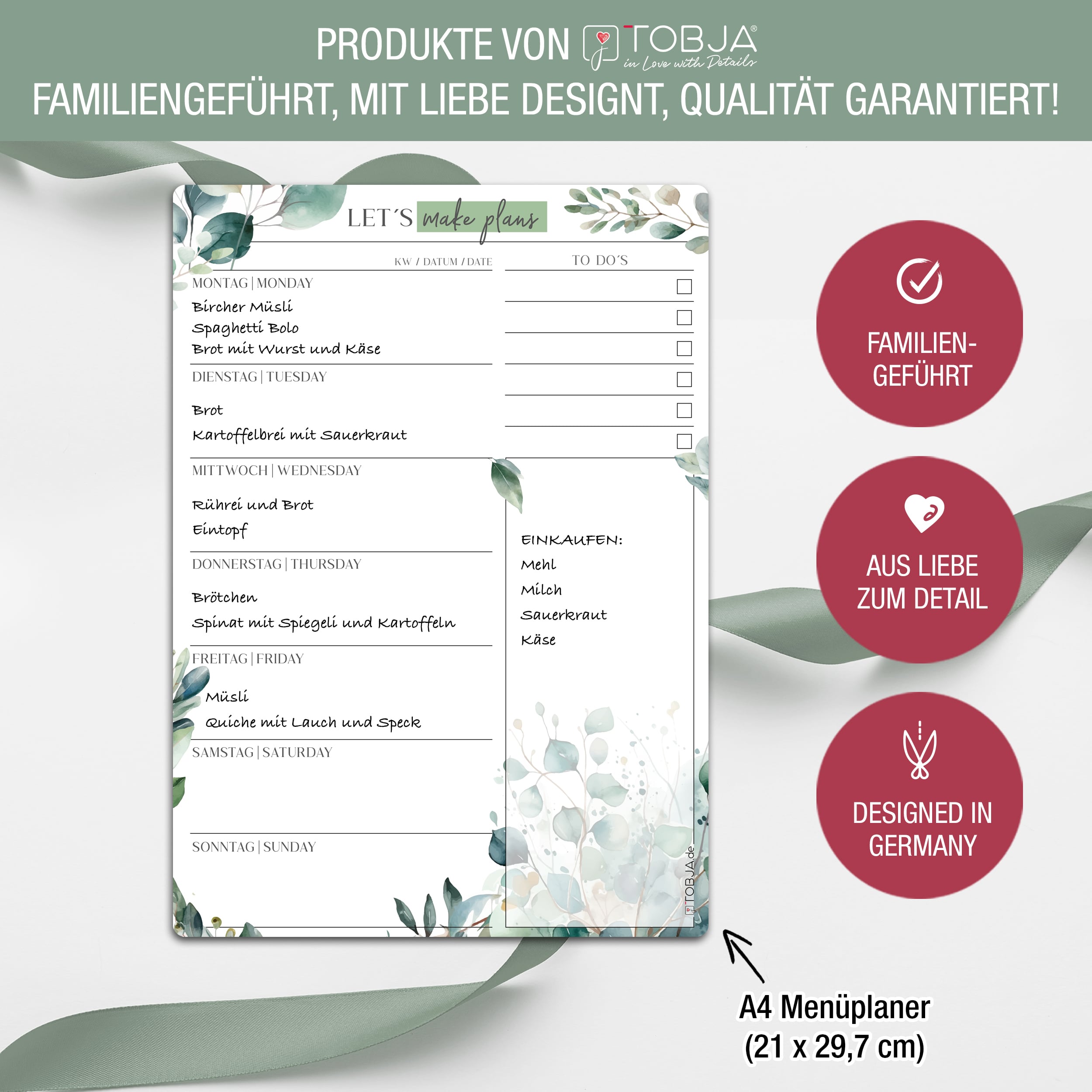 Essensplaner - klebt überall, plant mühelos!