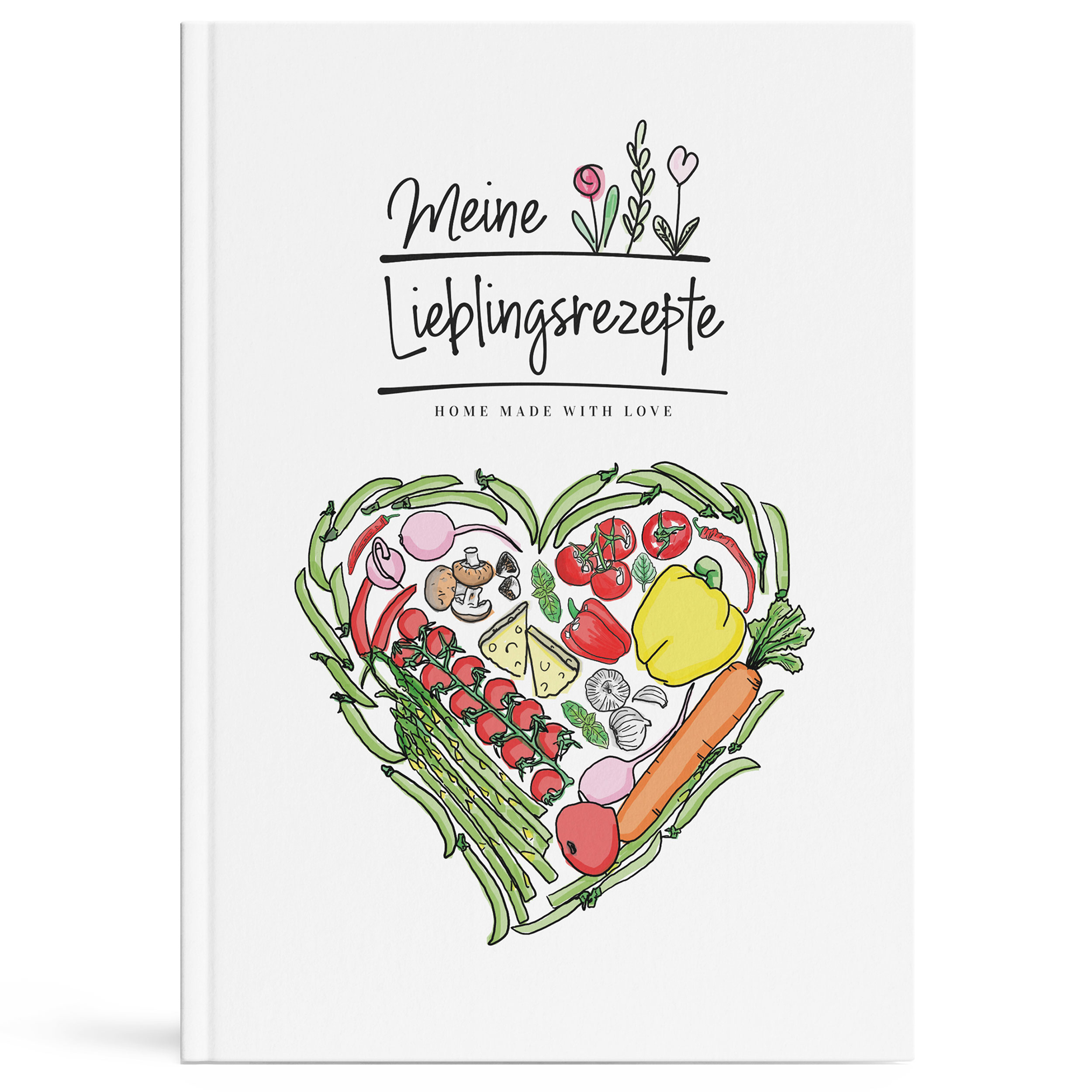 Rezeptbuch zum Selberschreiben & Selbstgestalten DIN A4