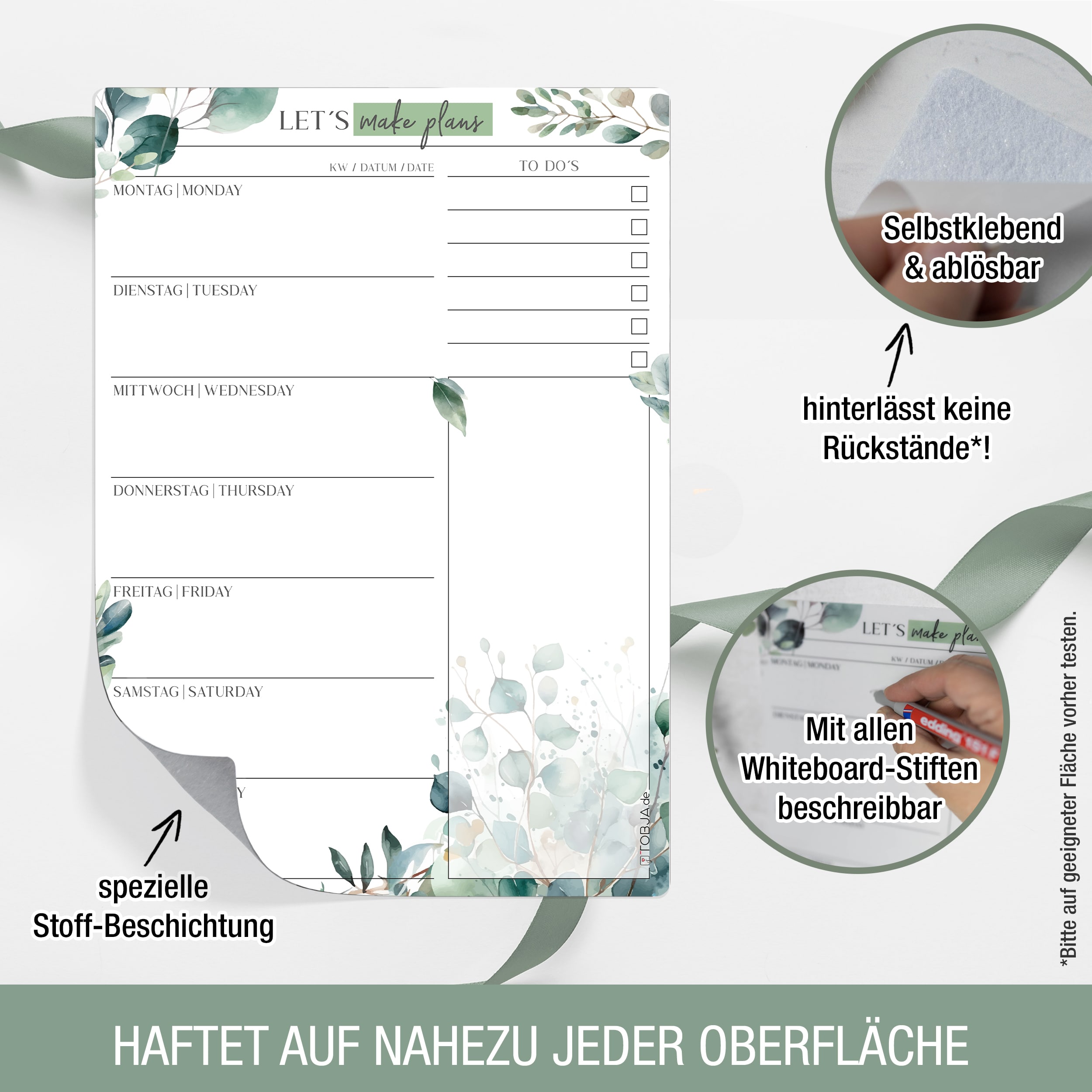 Essensplaner - klebt überall, plant mühelos!