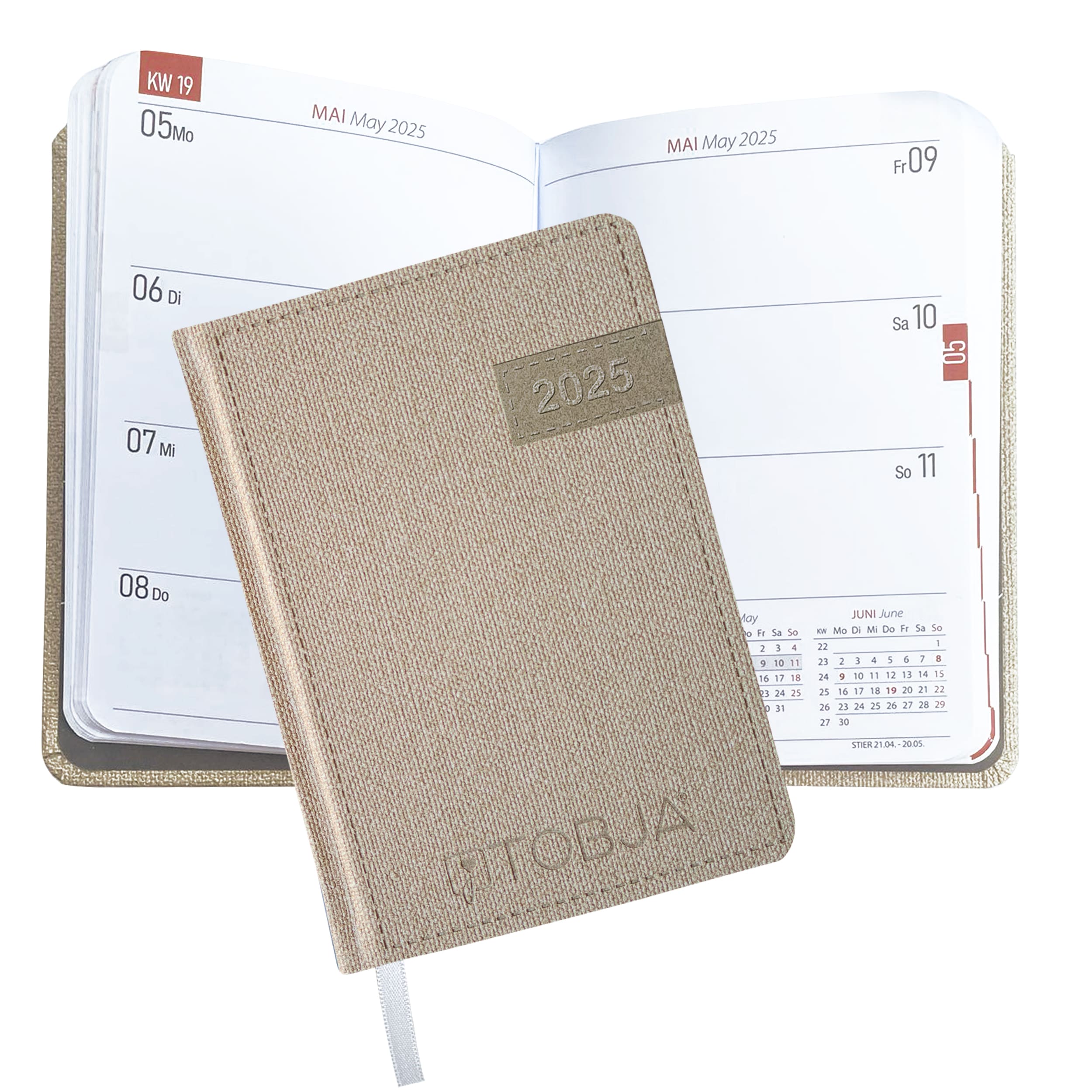 Taschenkalender 2025 A6 "Denim"