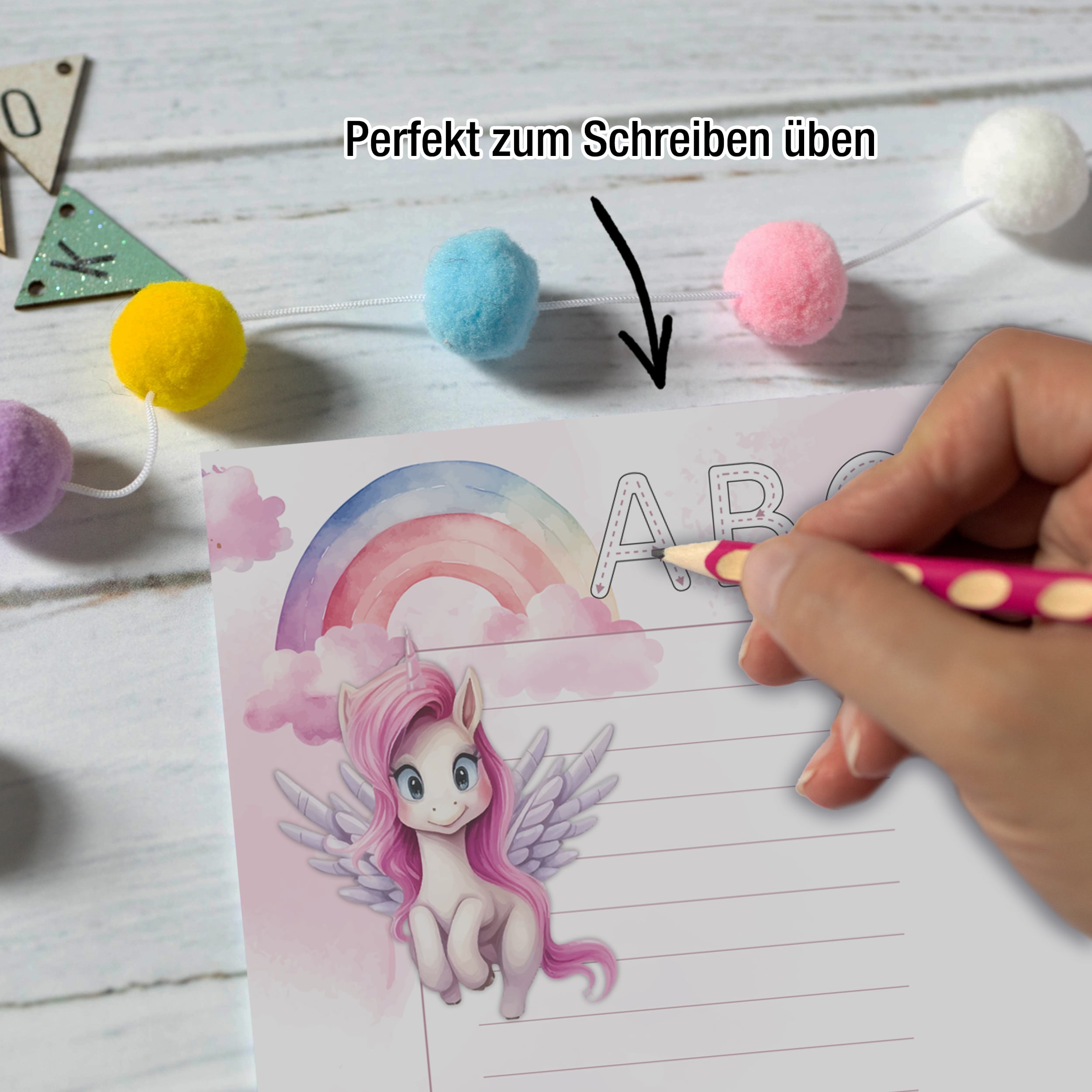 A3 Alicorn Schreibtischunterlage