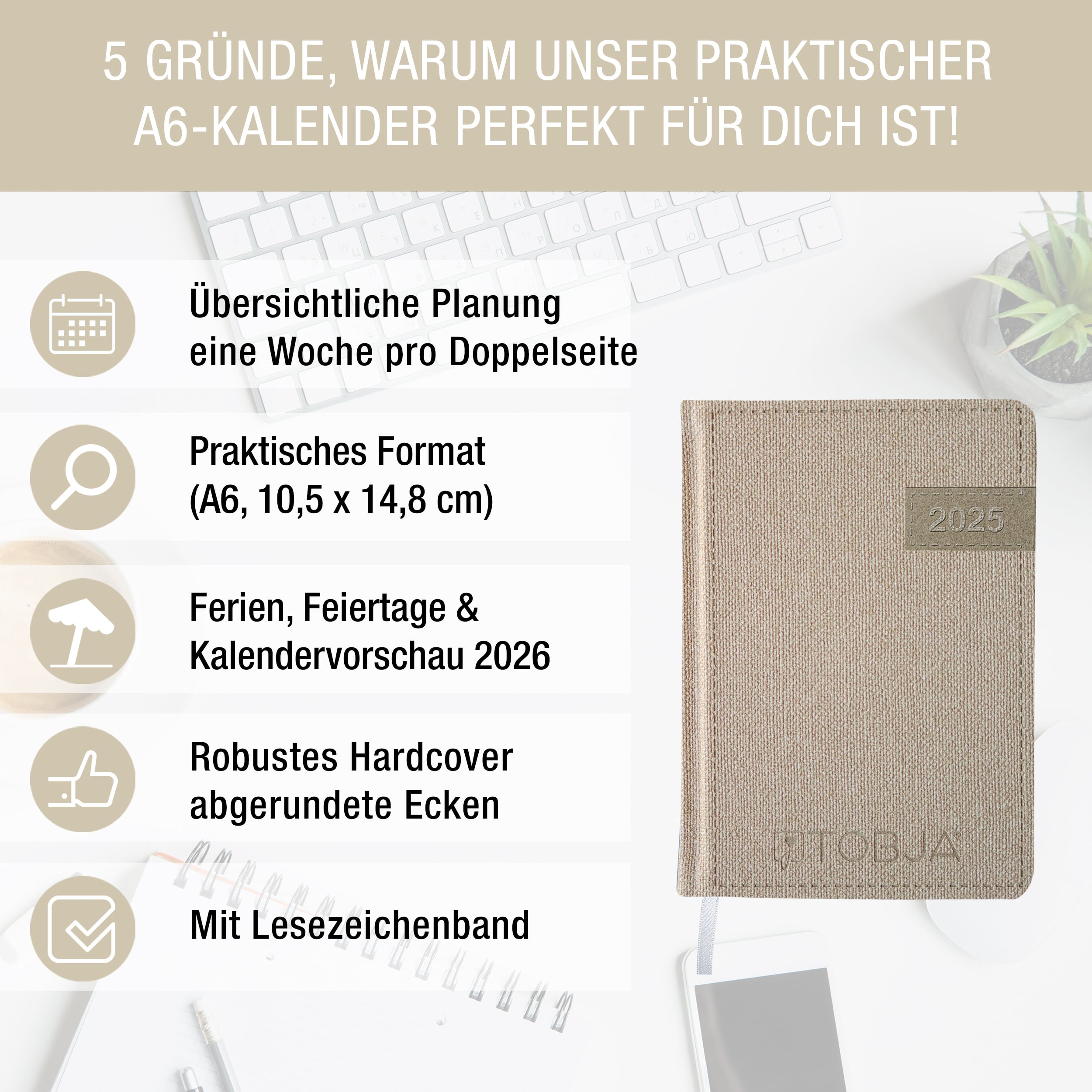 Taschenkalender 2025 A6 "Denim" Taschenkalender 2025 A6 "Denim"