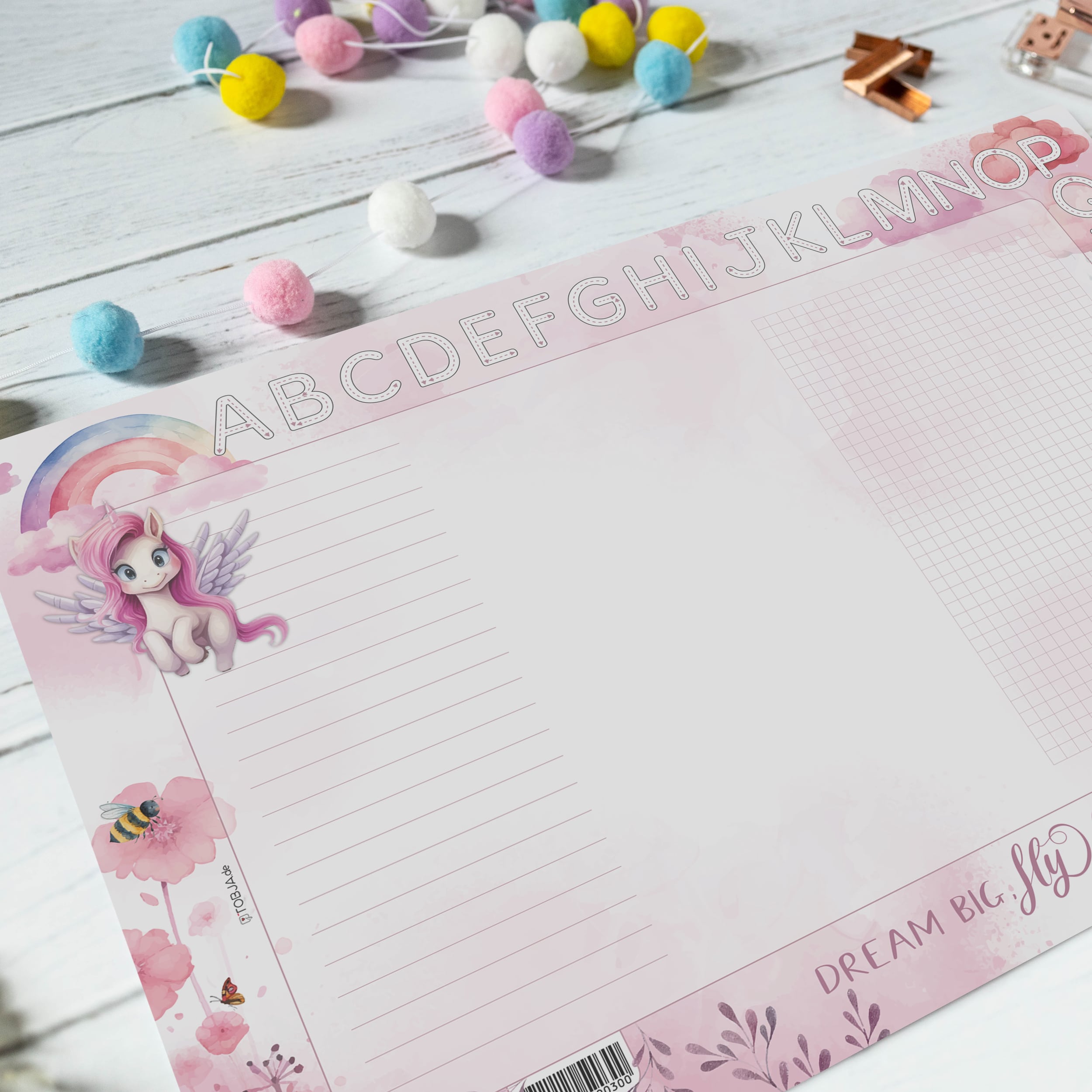 A3 Alicorn Schreibtischunterlage