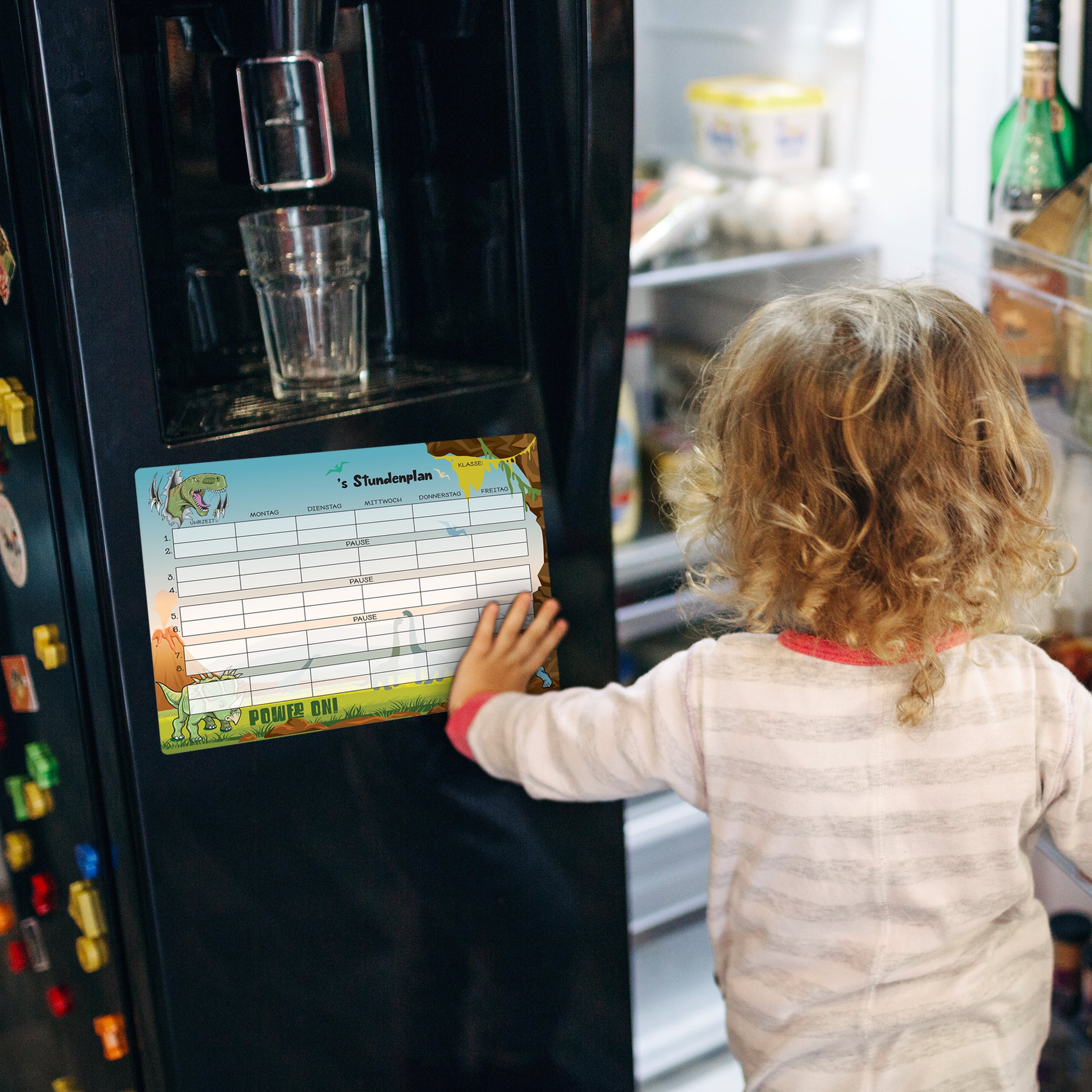 Stundenplan magnetisch "Dinosaurier"