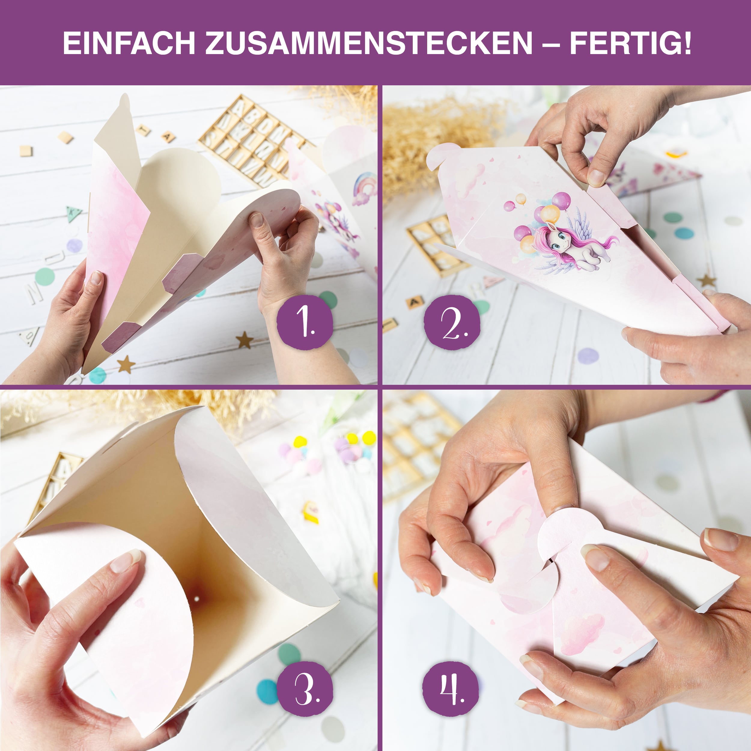 Mini Schultüte Pferd