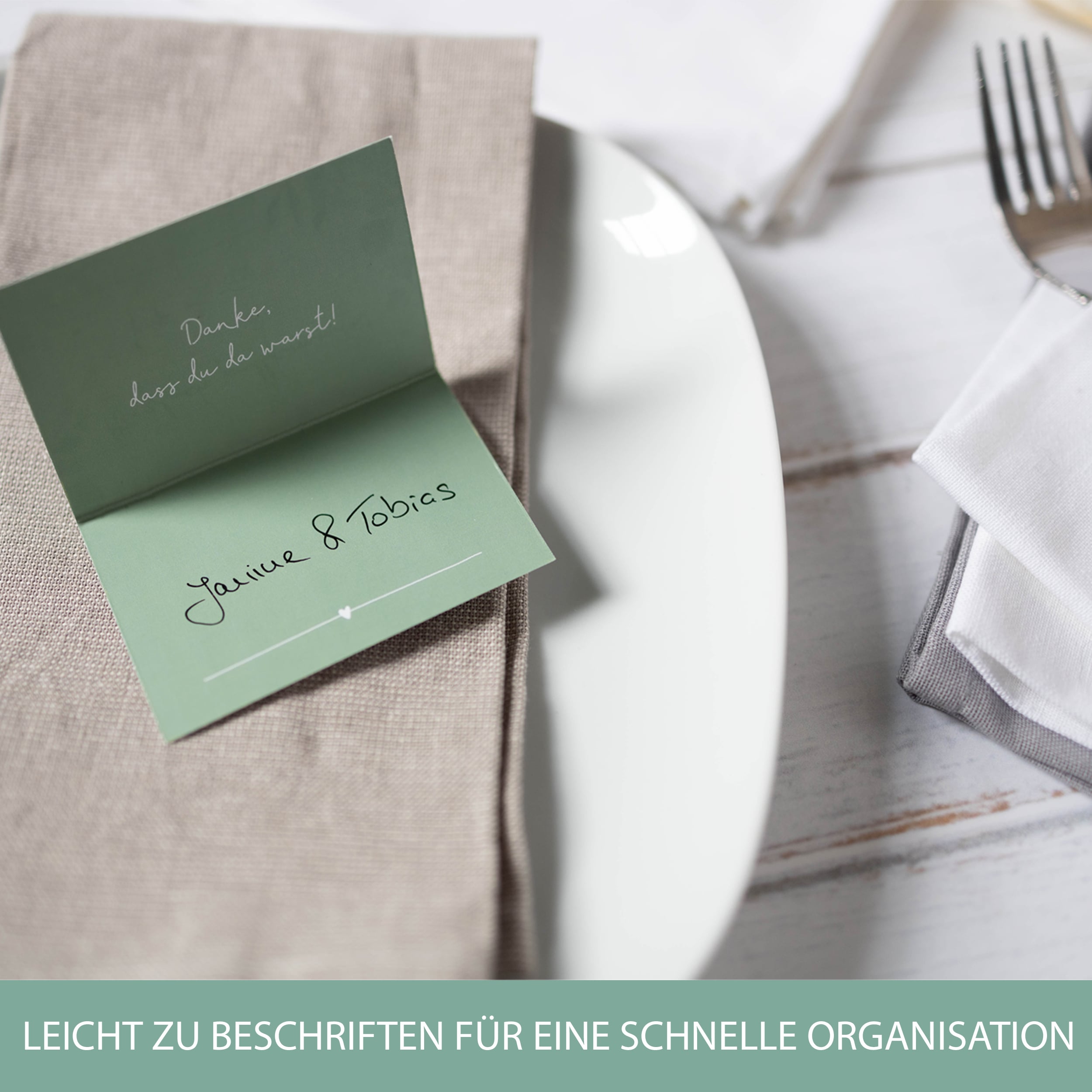 Tischkarten Hochzeit "Eukalyptus"