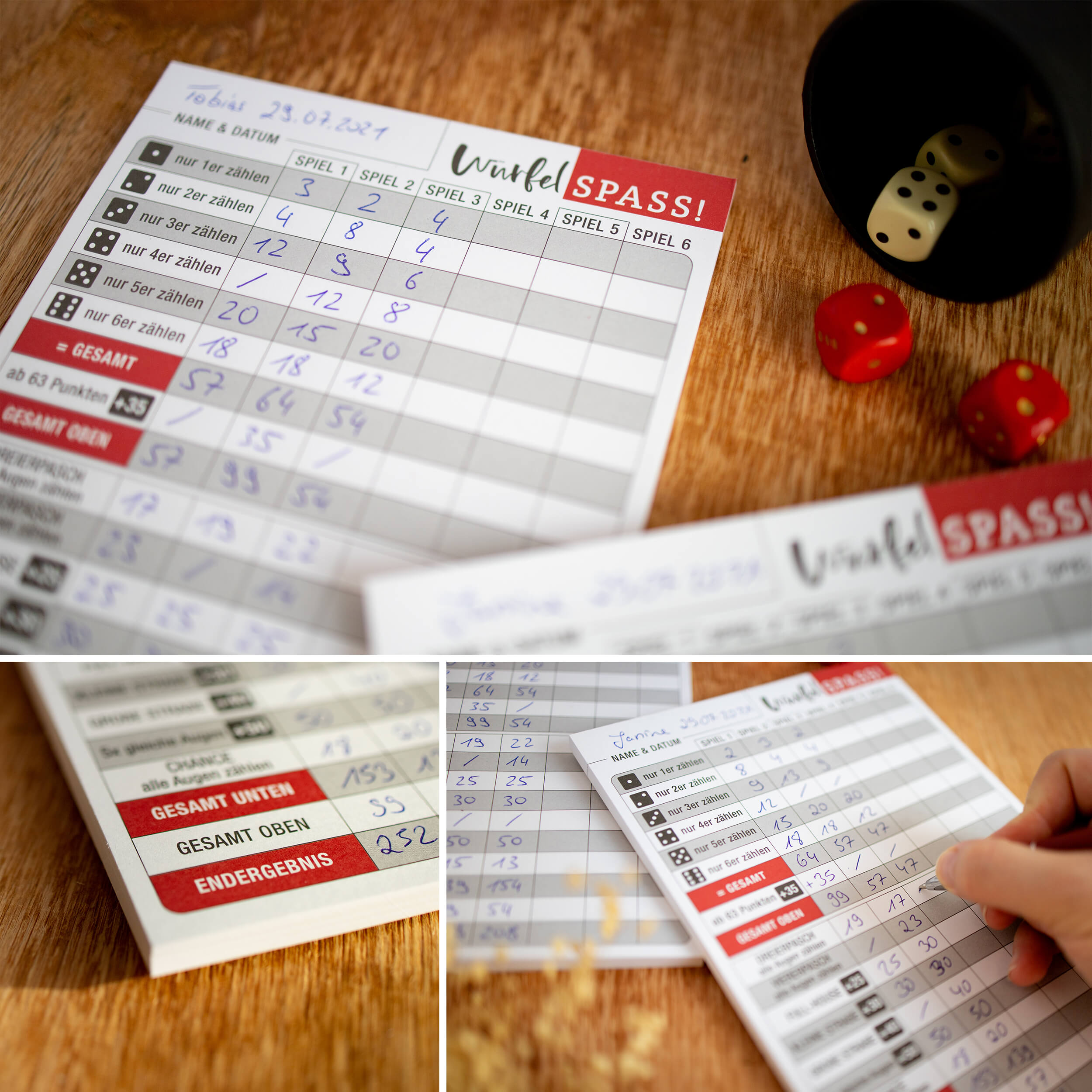 Würfelspiel Block "Senior Würfel-Spass"