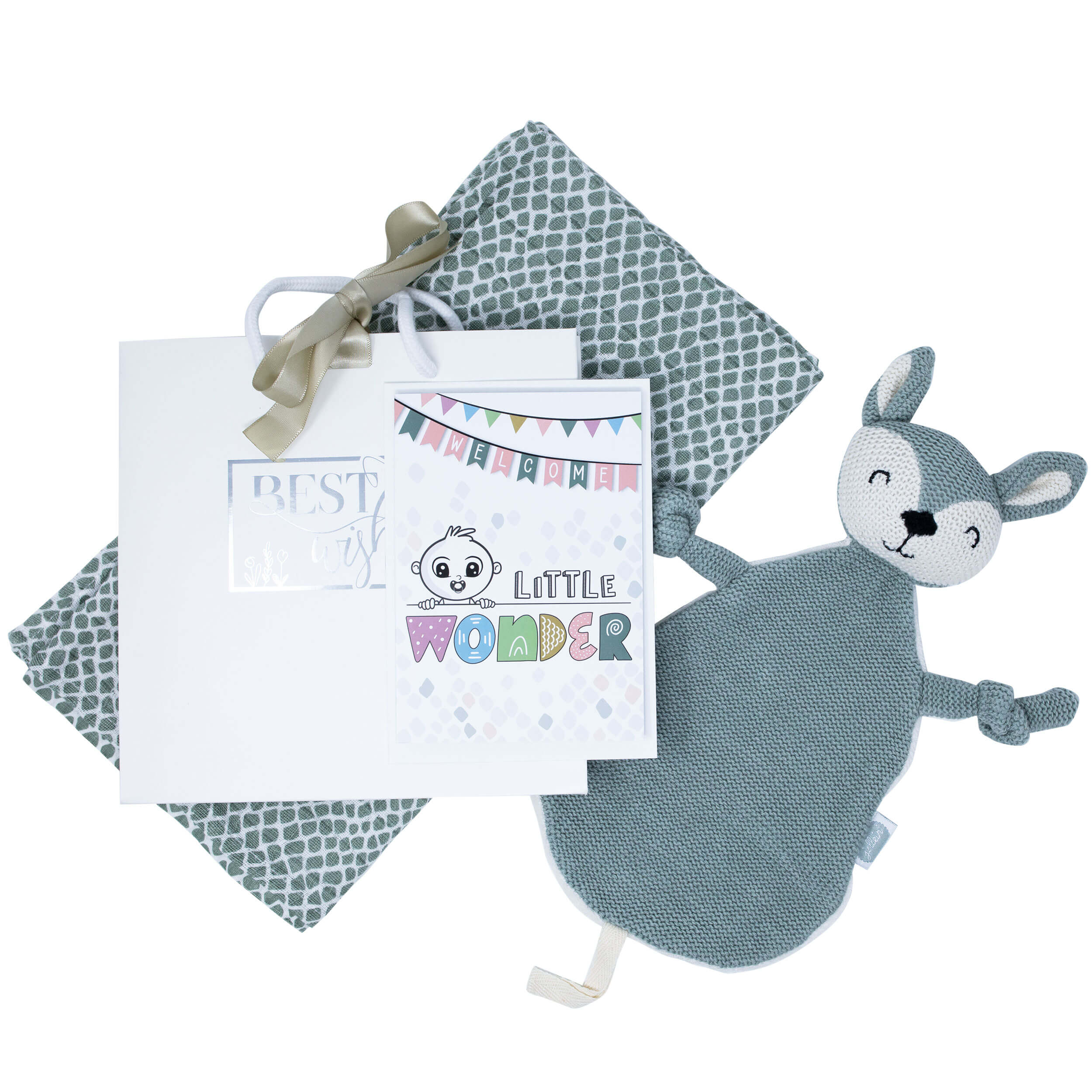 Baby Geschenkset Junge "Schnuffeltuch" Baby Geschenkset Junge "Schnuffeltuch"