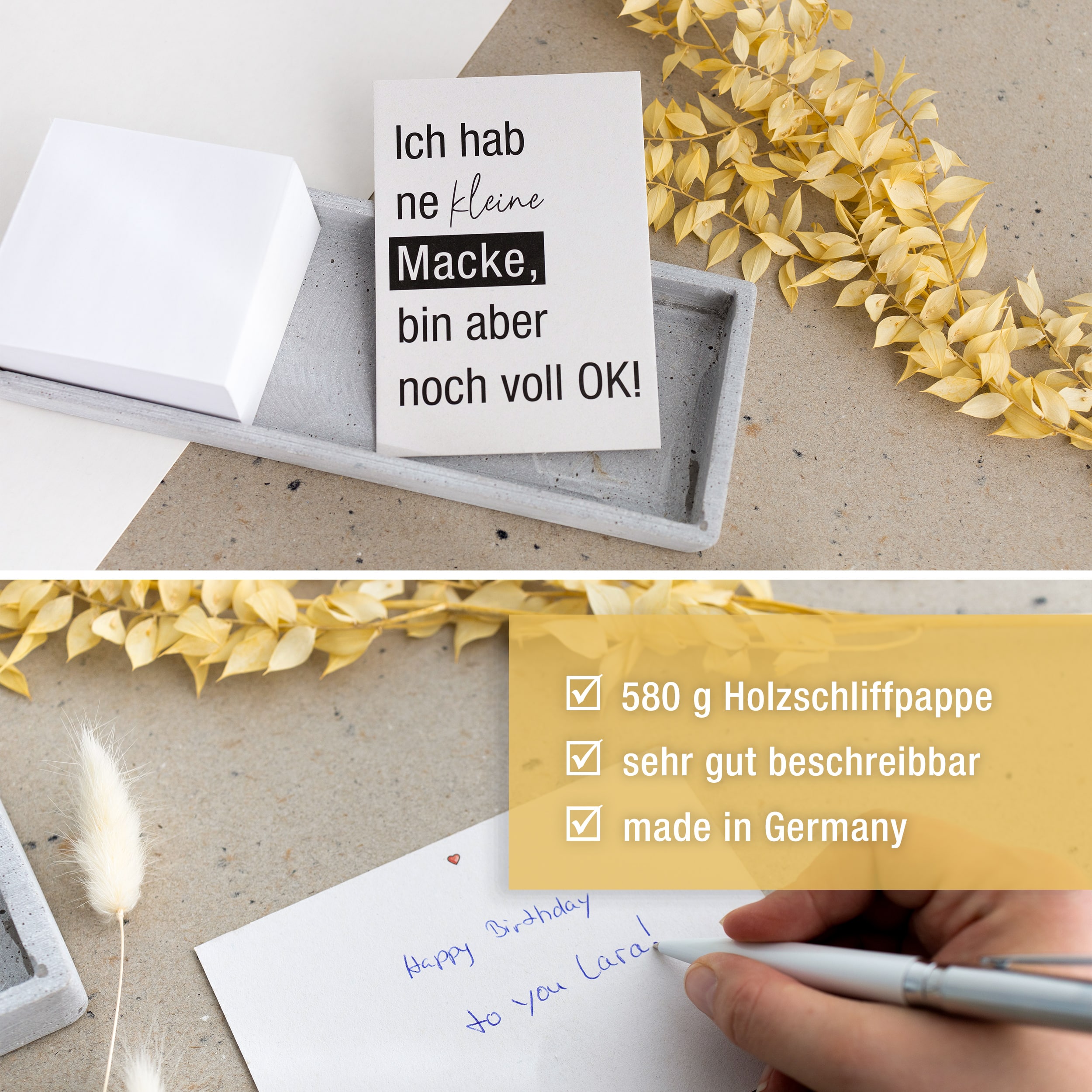 Postkarte "Ich hab ne kleine Macke"