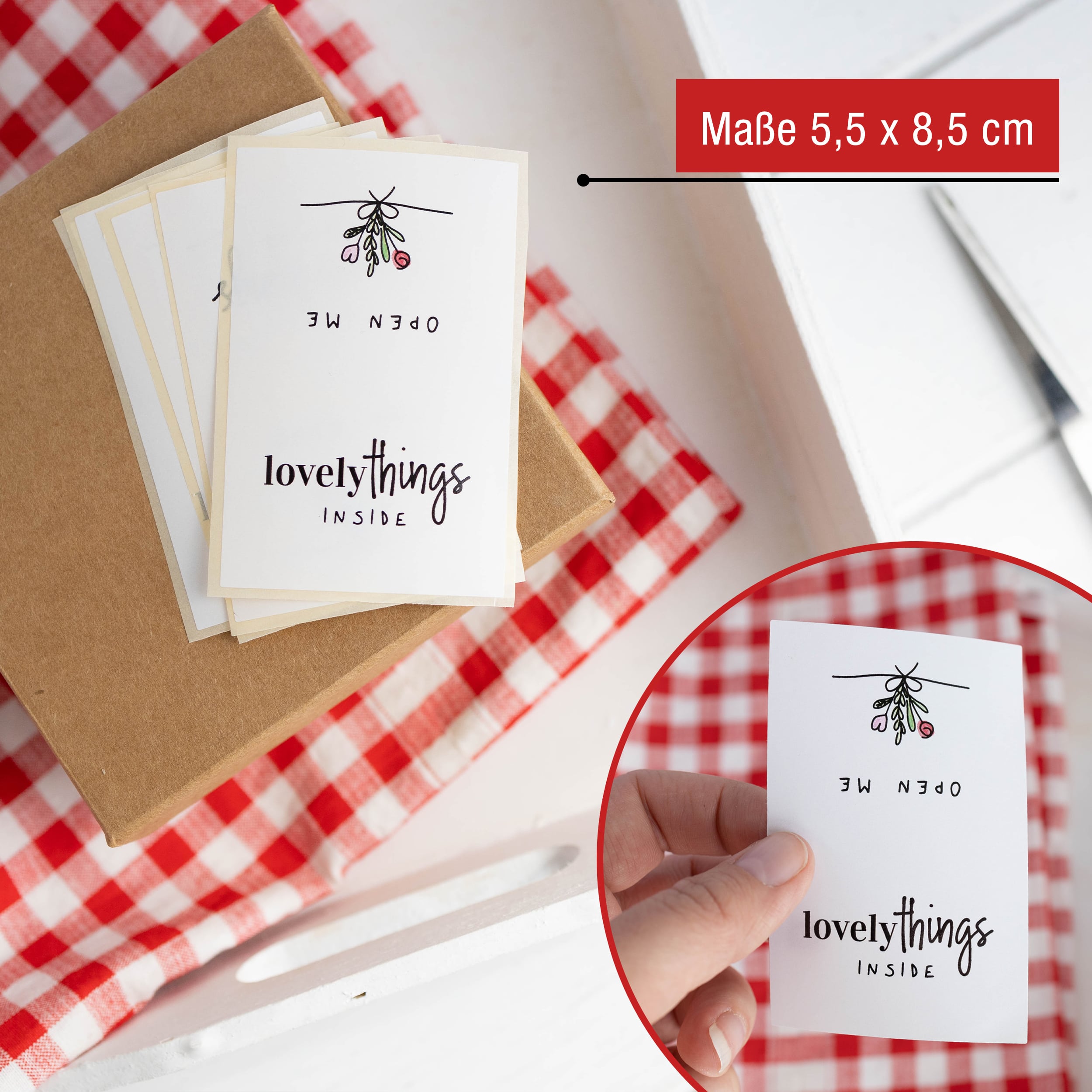 Banderole Sticker "Lovely Things" 