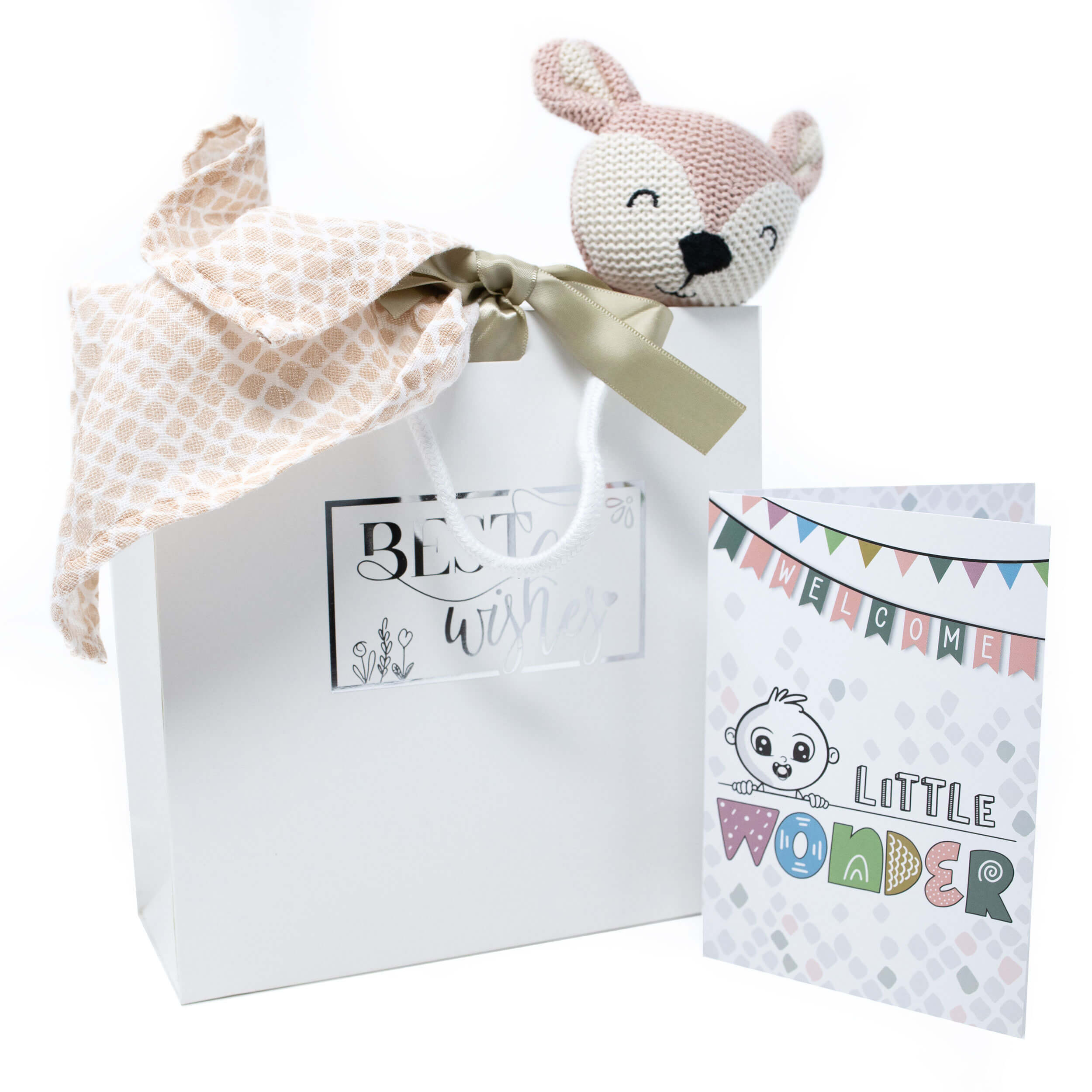 Baby Geschenkset Mädchen "Schnuffeltuch"